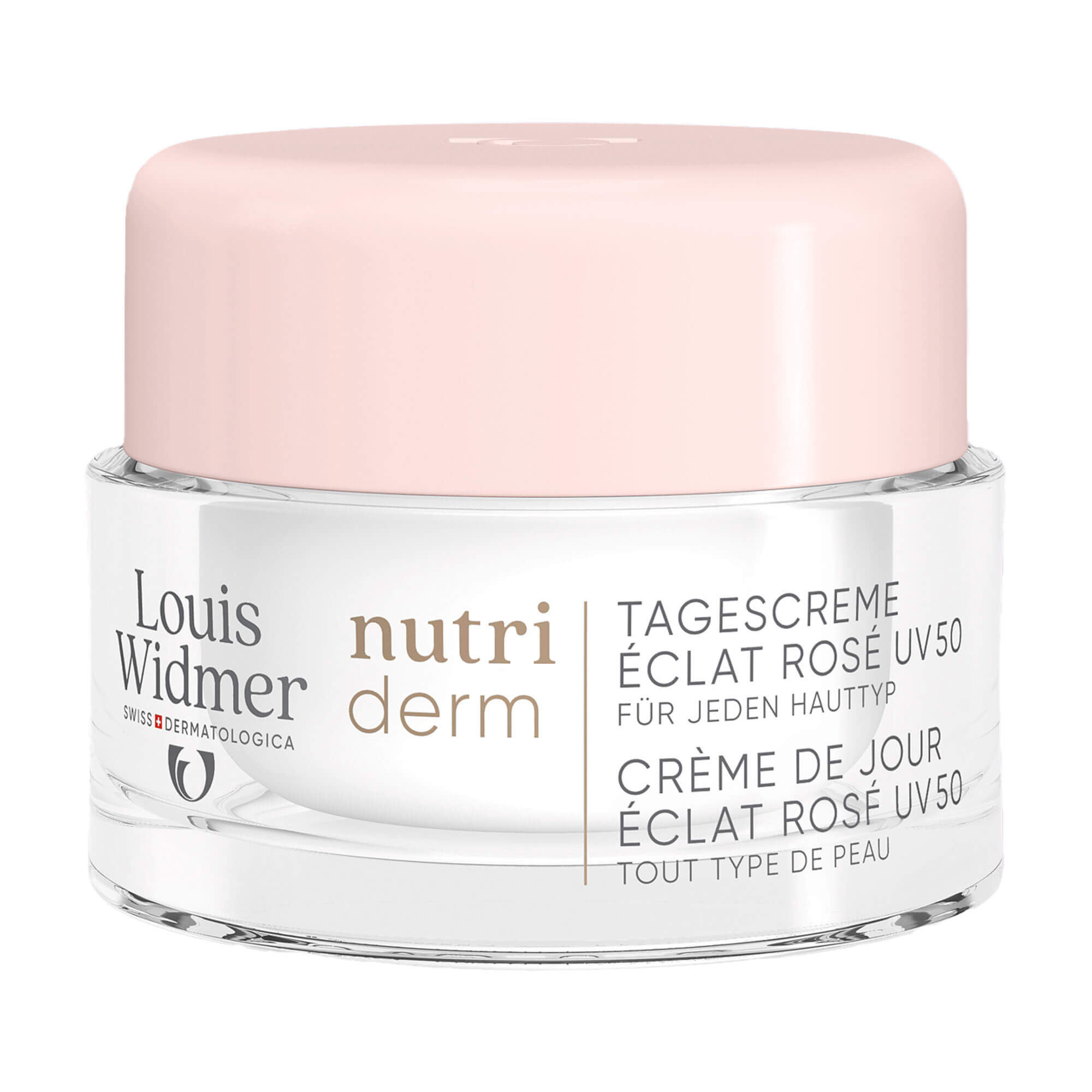 Louis Widmer nutriderm Tagescreme Eclat Rose UV 50