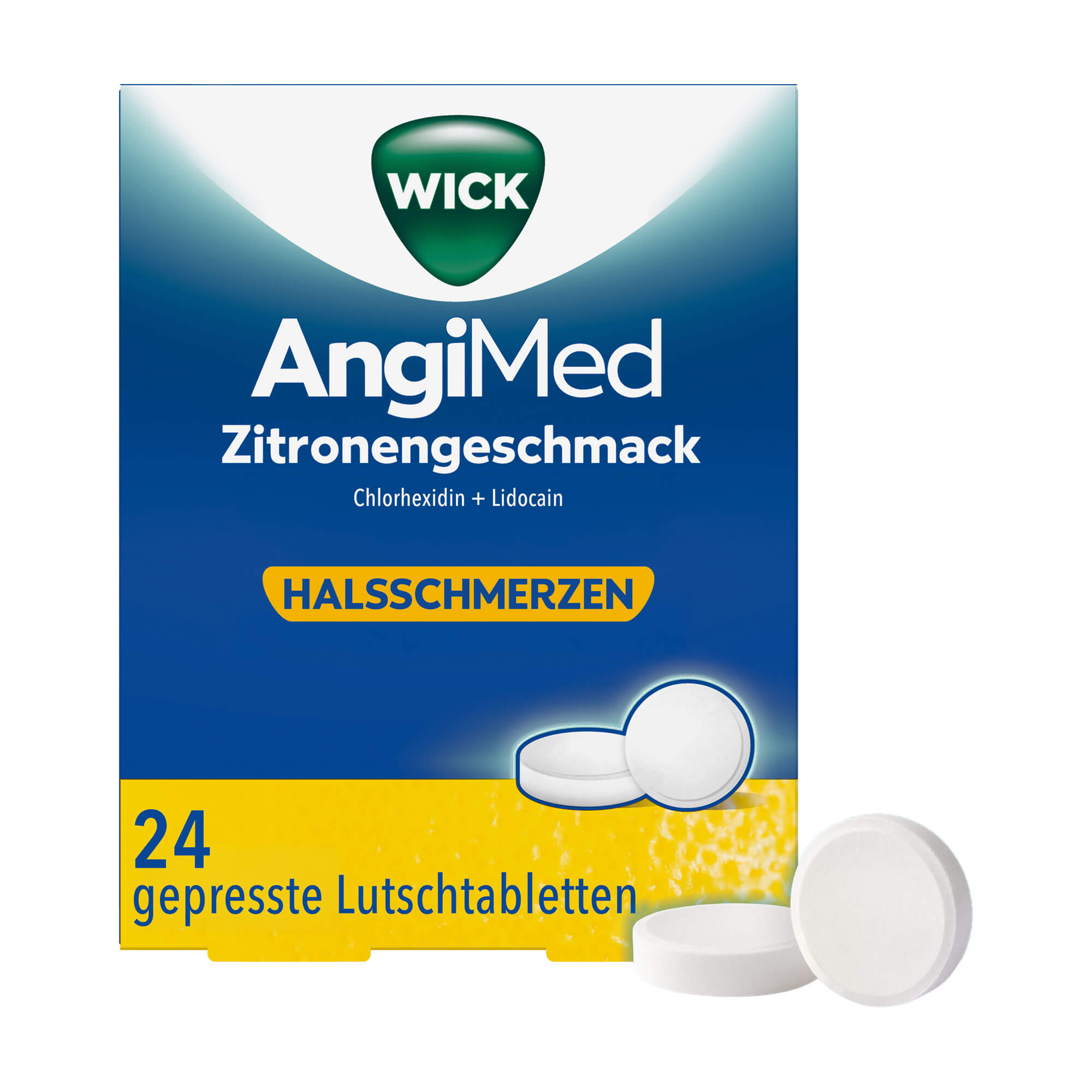 Wick AngiMed Zitronengeschmack Lutschtabletten