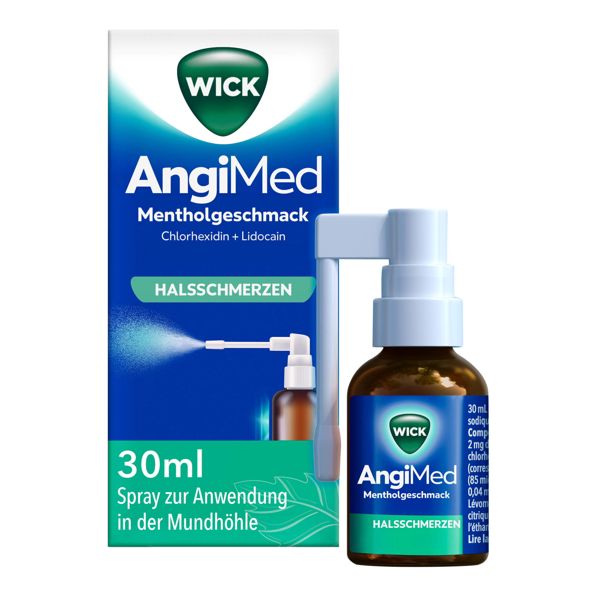 Wick AngiMed Mentholgeschmack Spray