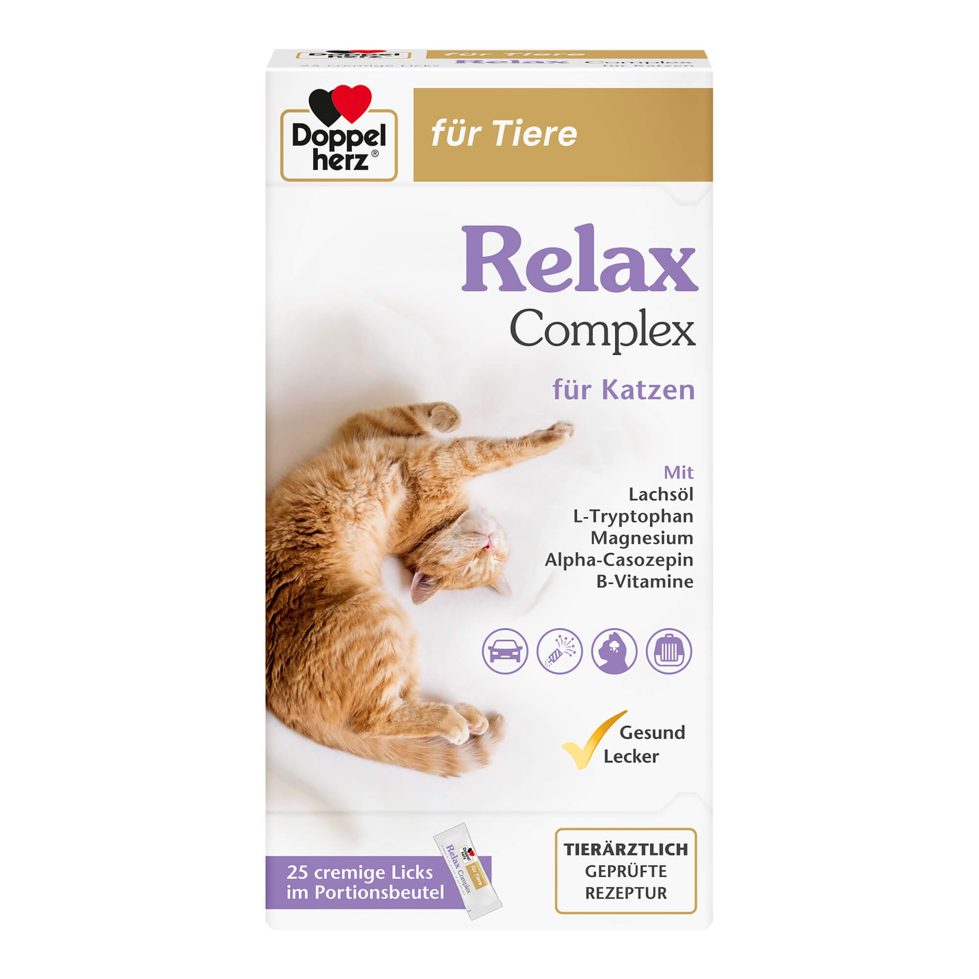 Doppelherz für Tiere Relax Complex für Katzen