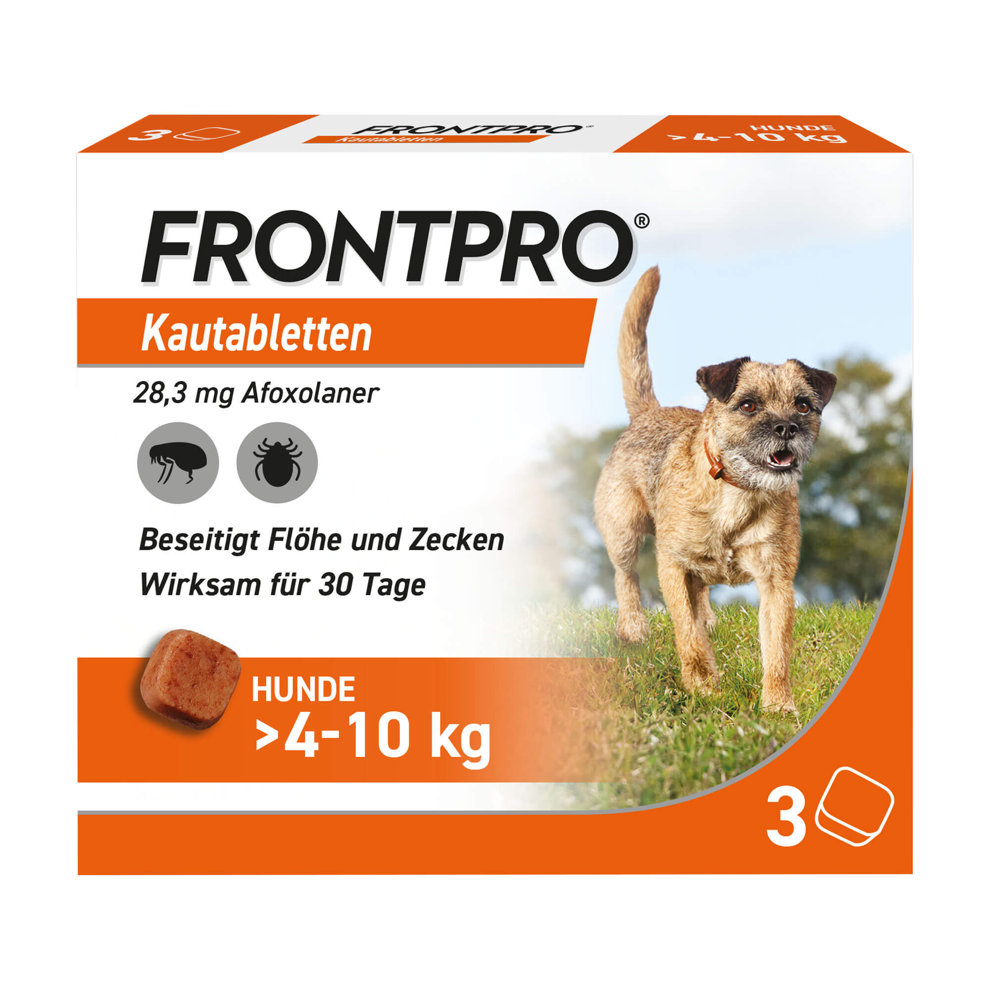 Frontpro 28 mg Kautabletten für Hunde S