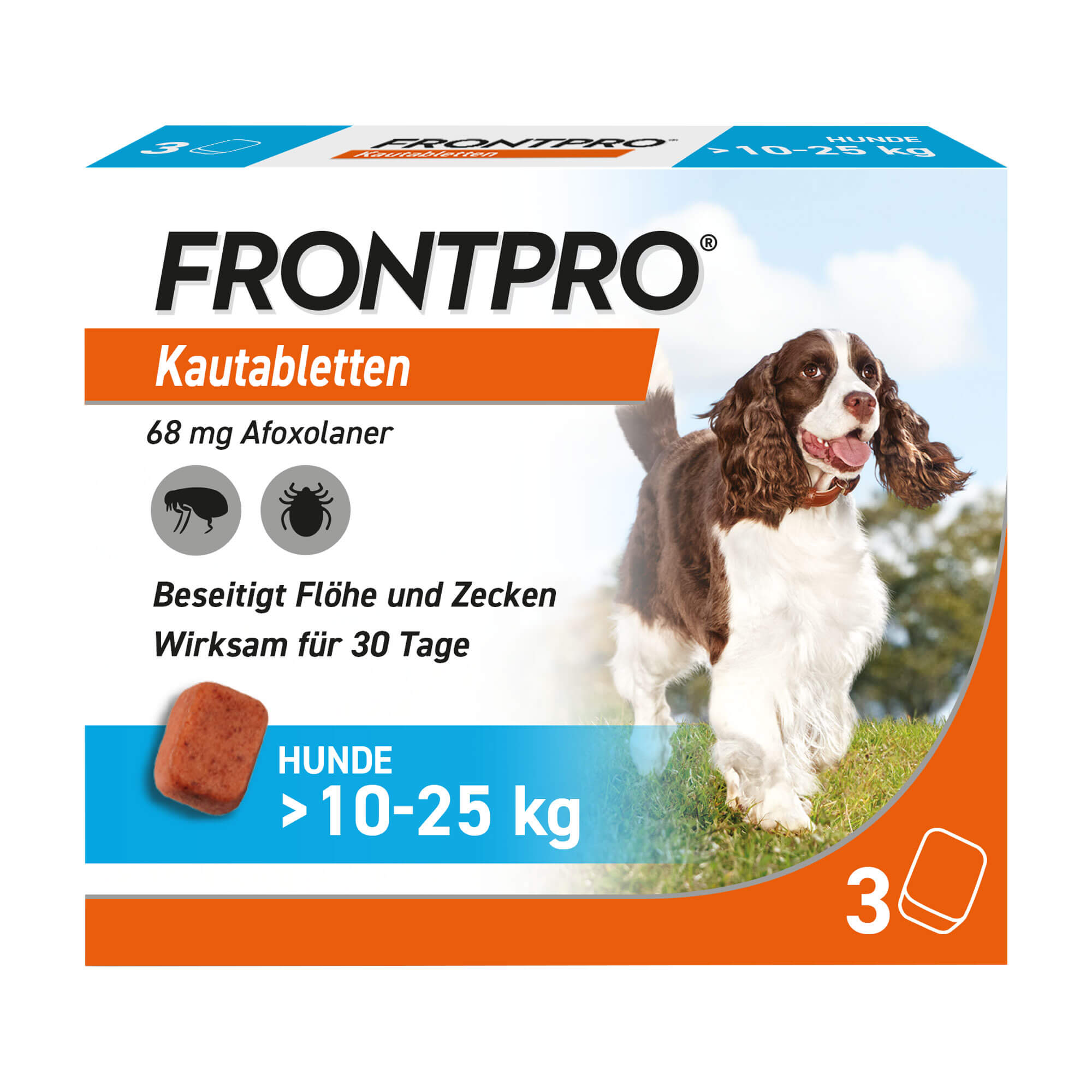 Frontpro 68 mg Kautabletten für Hunde M