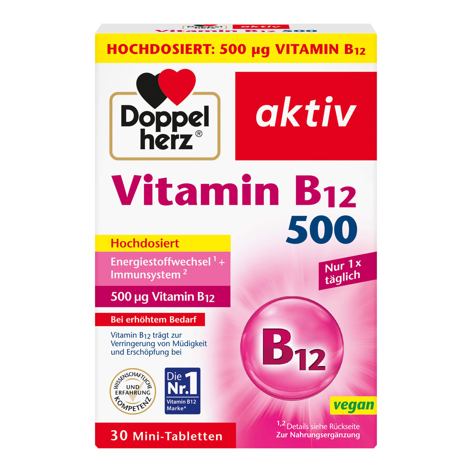 Doppelherz aktiv Vitamin B12 500 µg Tabletten