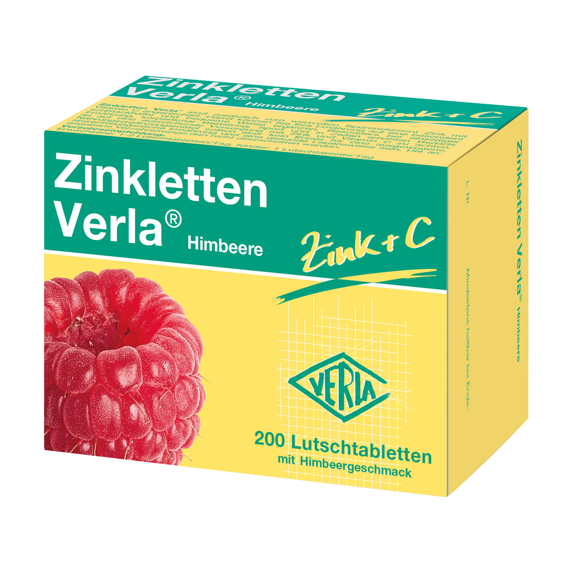Zinkletten Verla Himbeere