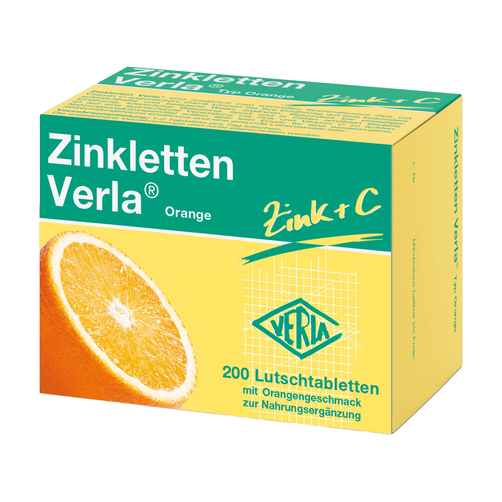 Zinkletten Verla Orange