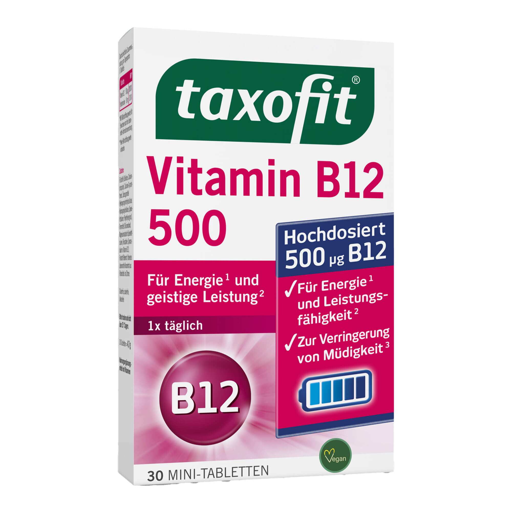 Taxofit B12 500 Mini-Tabletten