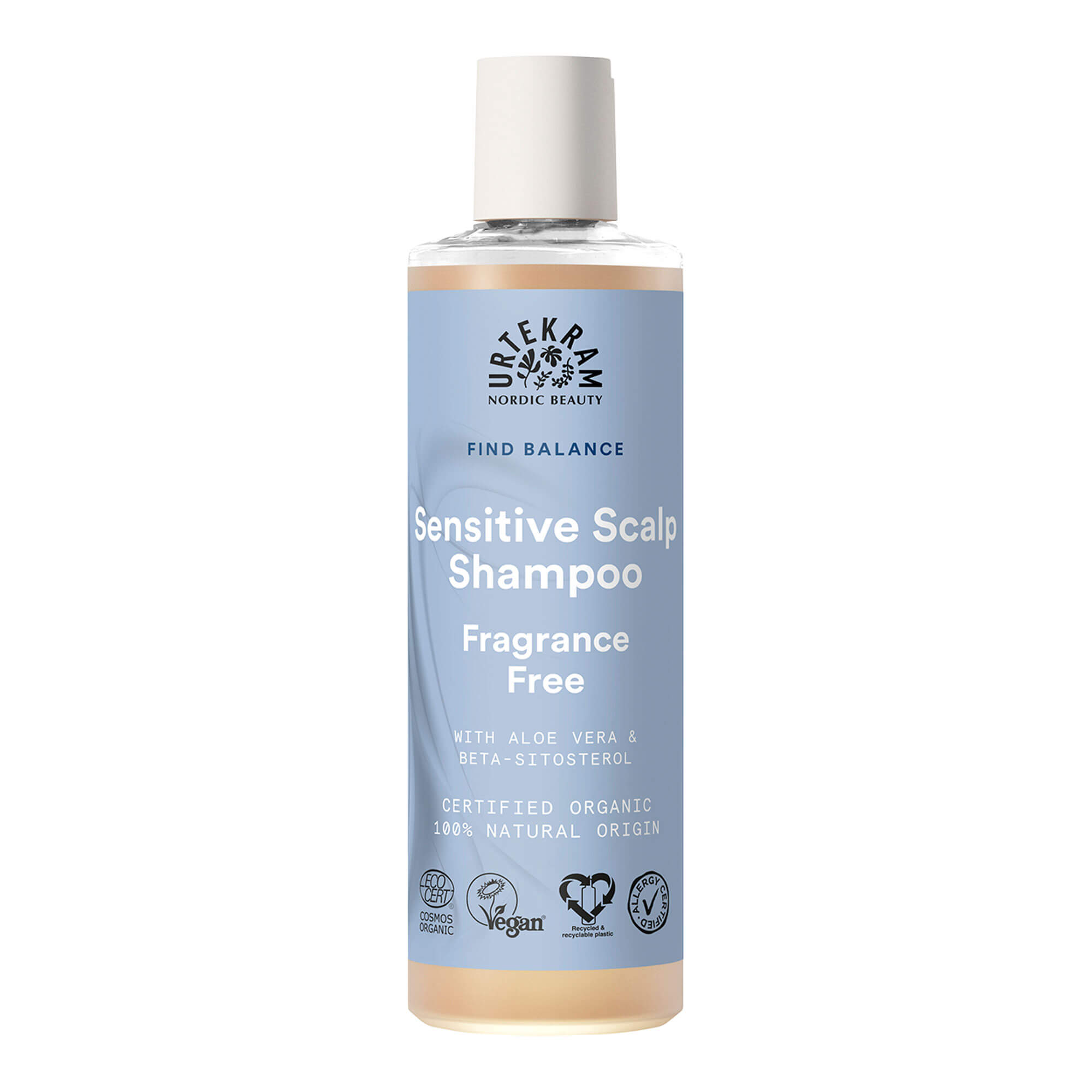 Urtekram Fragrance Free Sensitive Scalp Shampoo
