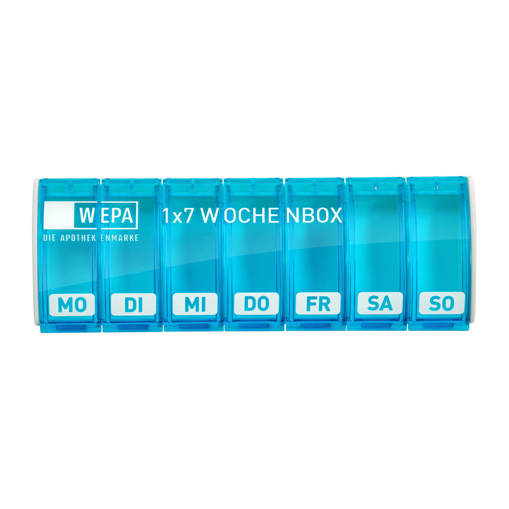 WEPA 1x7 Wochenbox türkis mit UV-Schutz+
