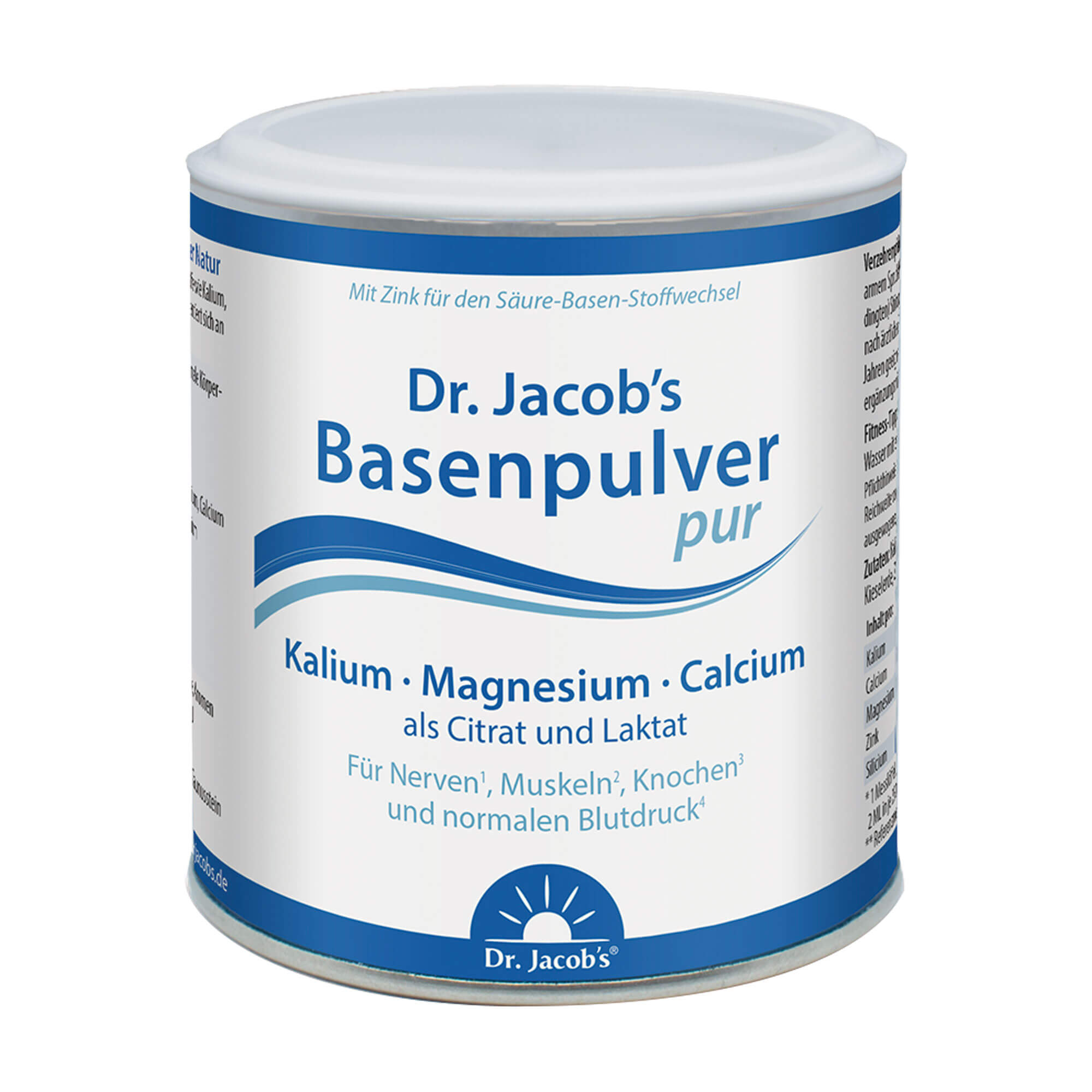 Dr. Jacobs Basenpulver pur Basen-Citrat-Laktat+Mineralstoffe
