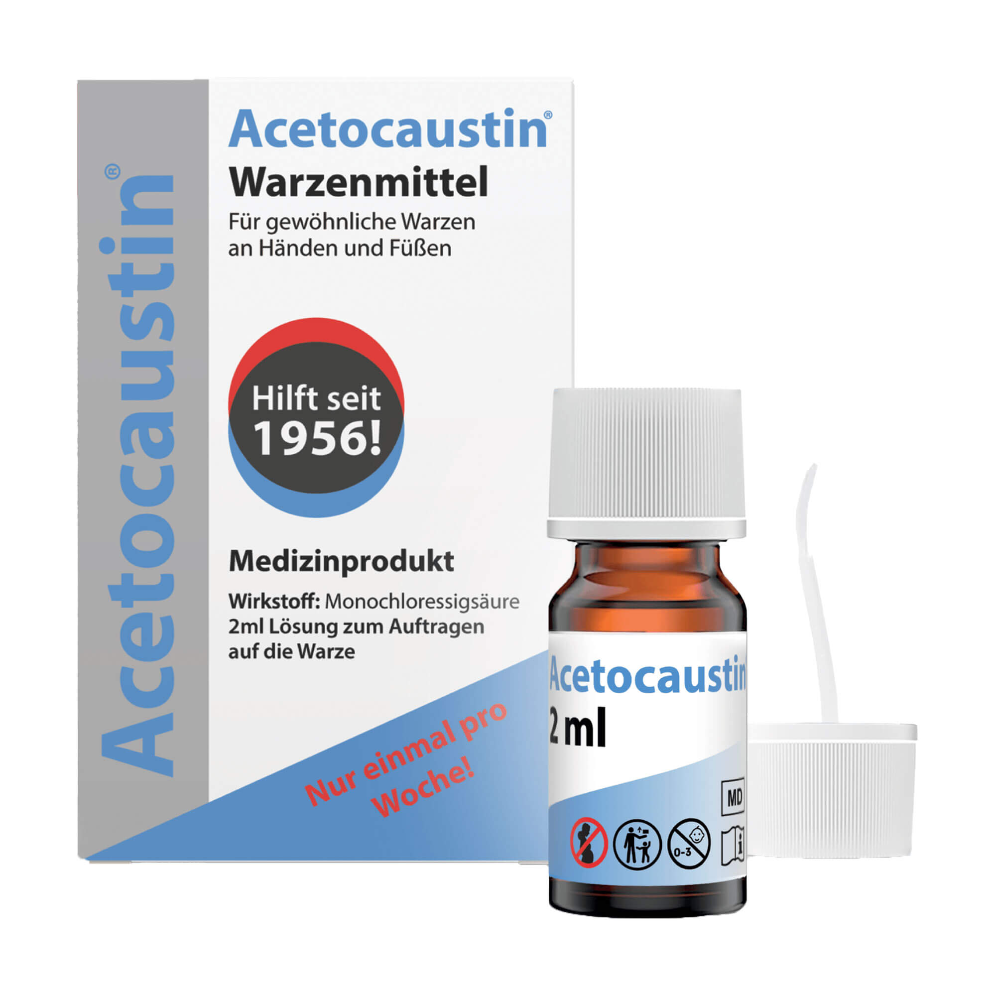 Acetocaustin Lösung Warzenmittel