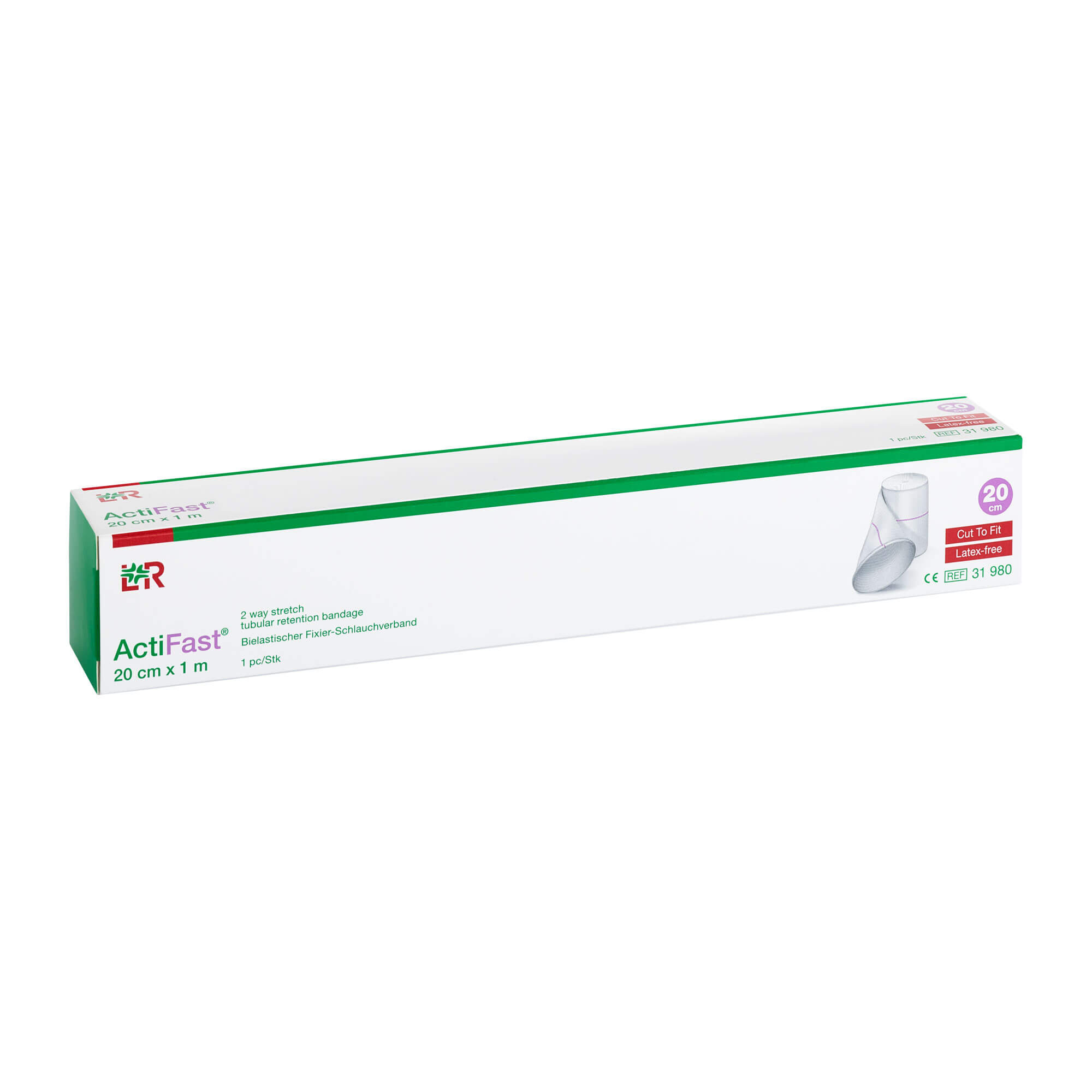 ActiFast Schlauchverband 20 cm x 1 m lila