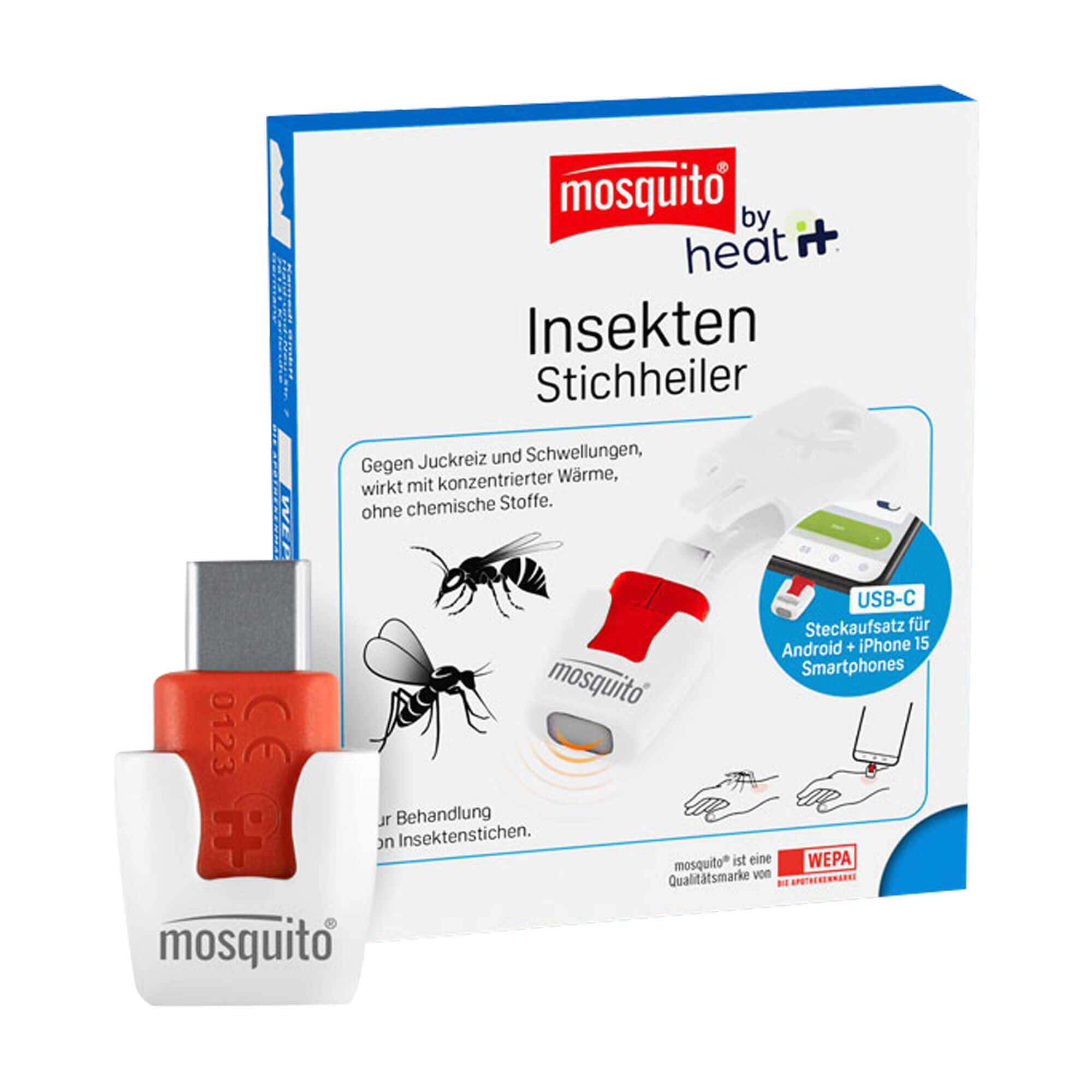 Mosquito by heat it USB-C Insekten-Stichheiler