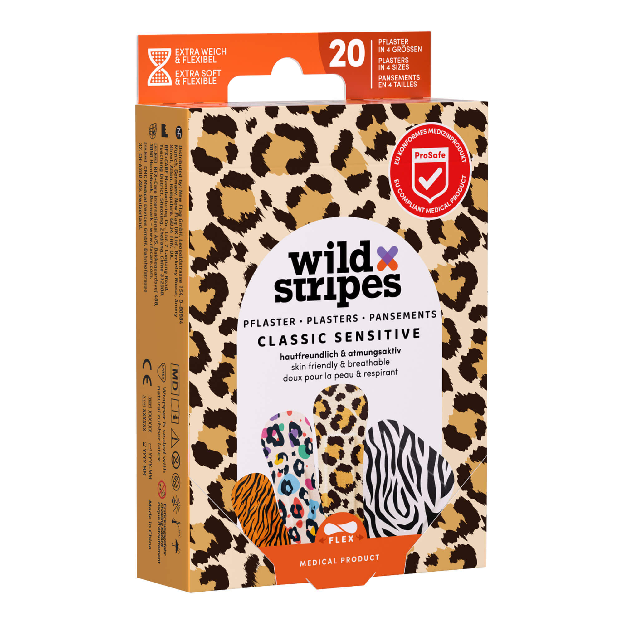 Wild Stripes Sensitive Pflaster - Animal Design