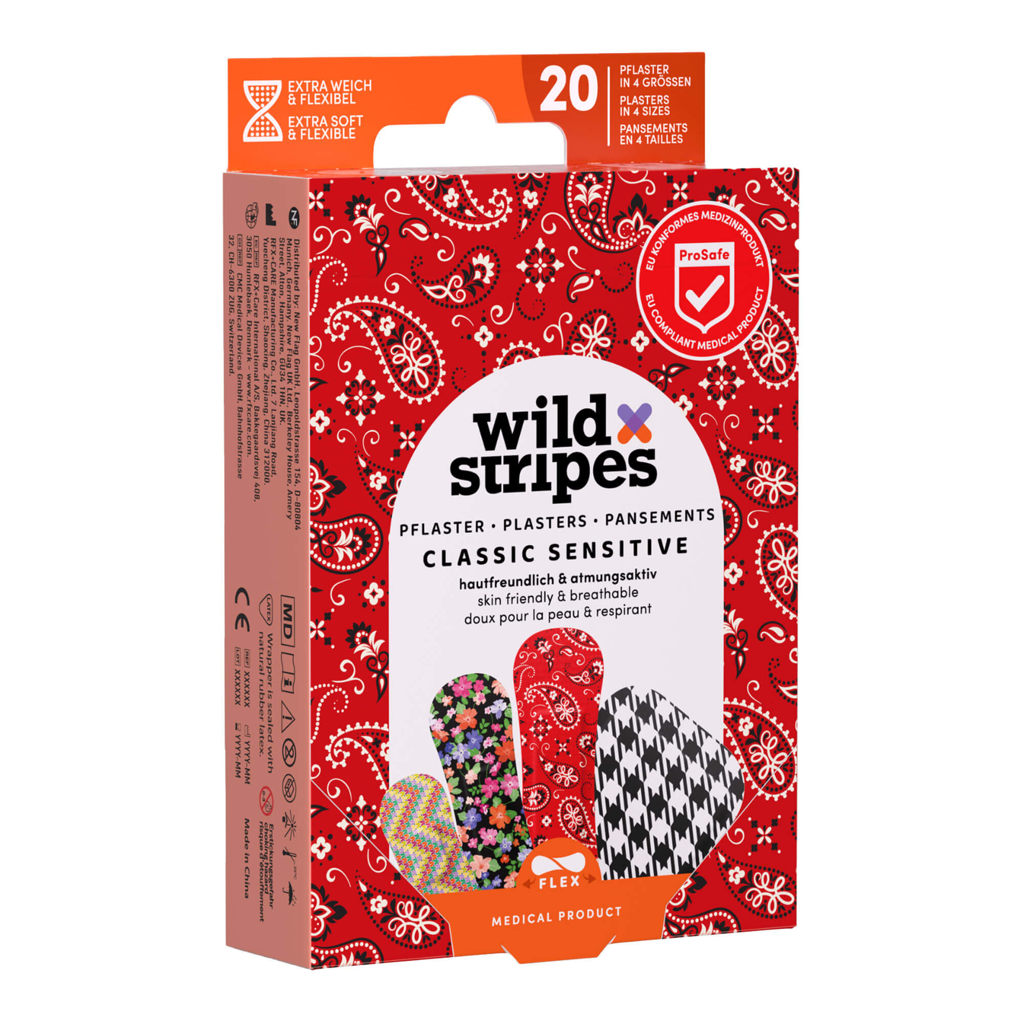 Wild Stripes Sensitive Pflaster - Fashion Edition