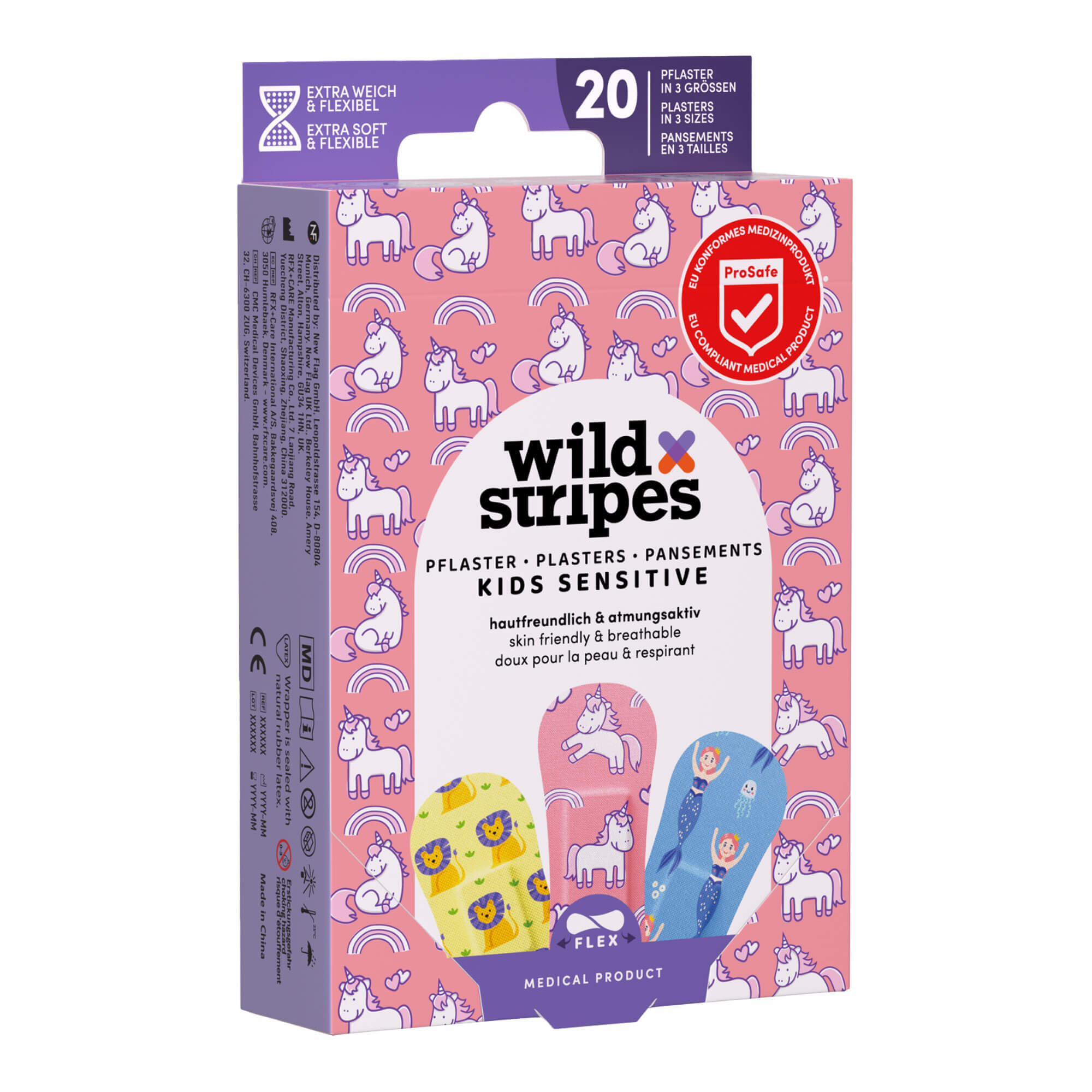 Wild Stripes Kinderpflaster - Fantasy Edition