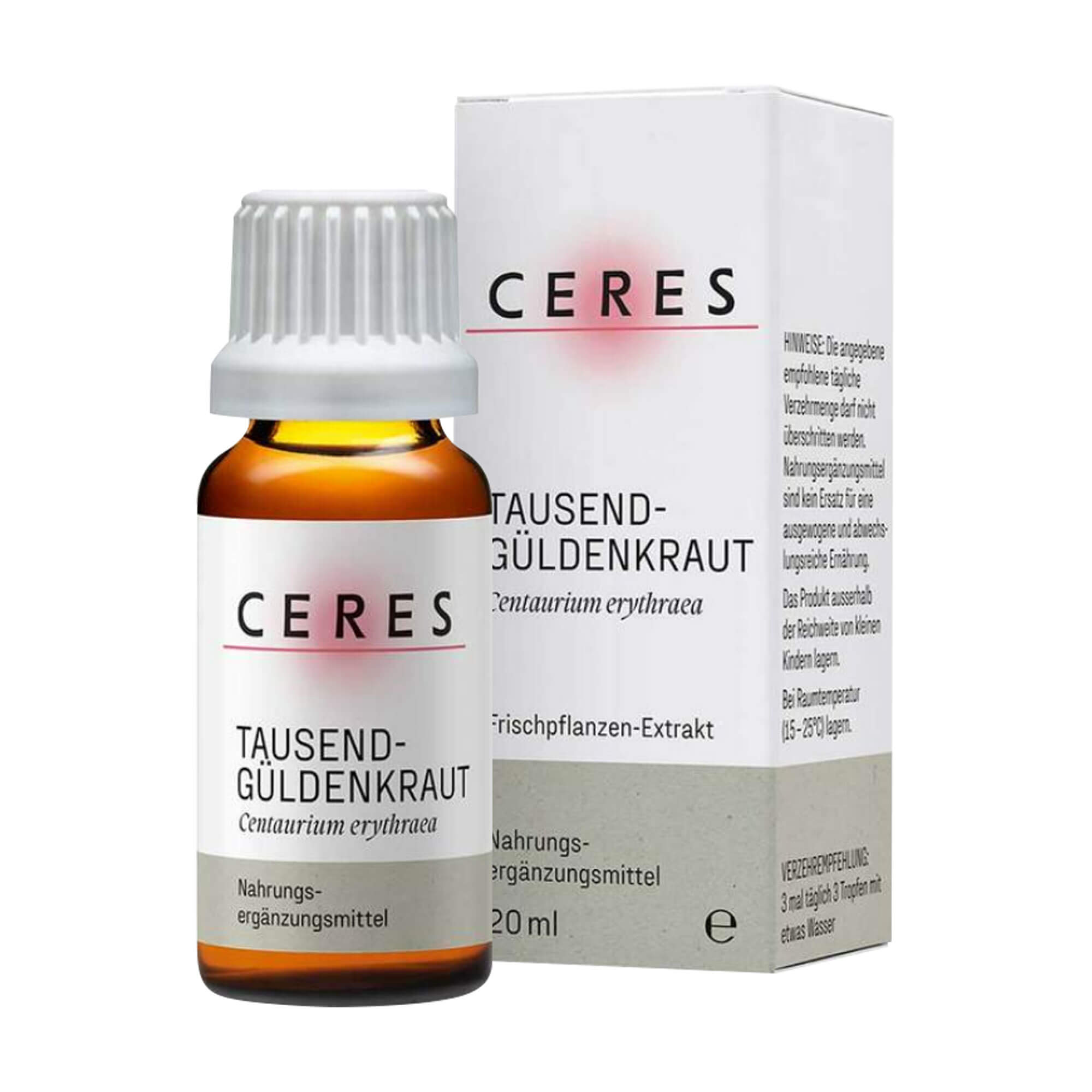 Ceres Tausendgüldenkraut Centaurium erythraea Extrakt