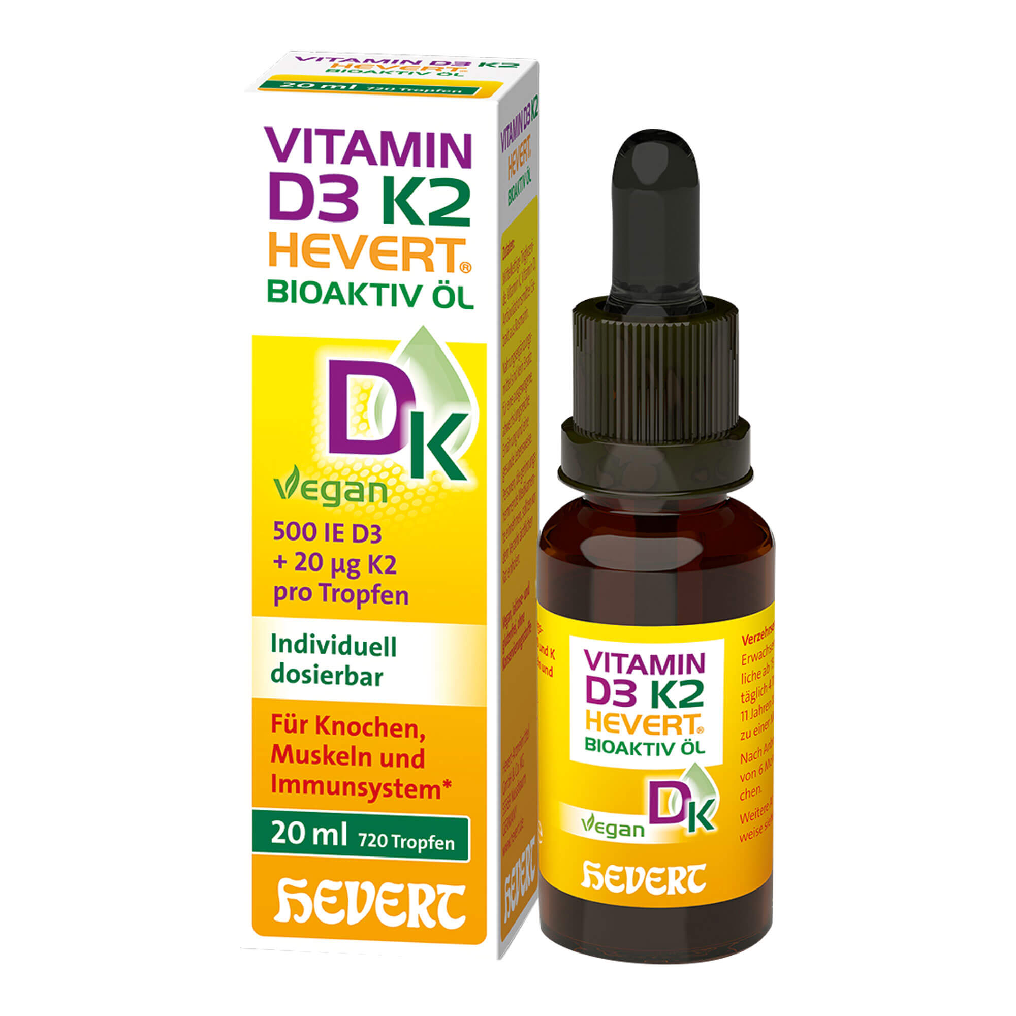 Vitamin D3 K2 Hevert Bioaktiv Öl