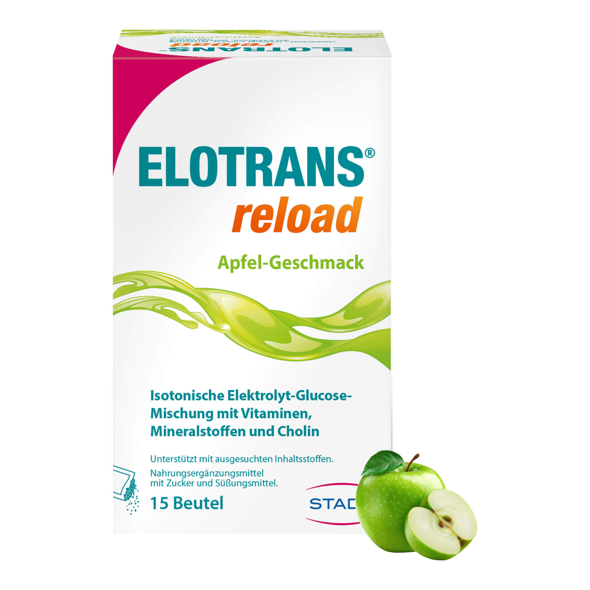 Elotrans reload Elektrolyt-Pulver Apfel
