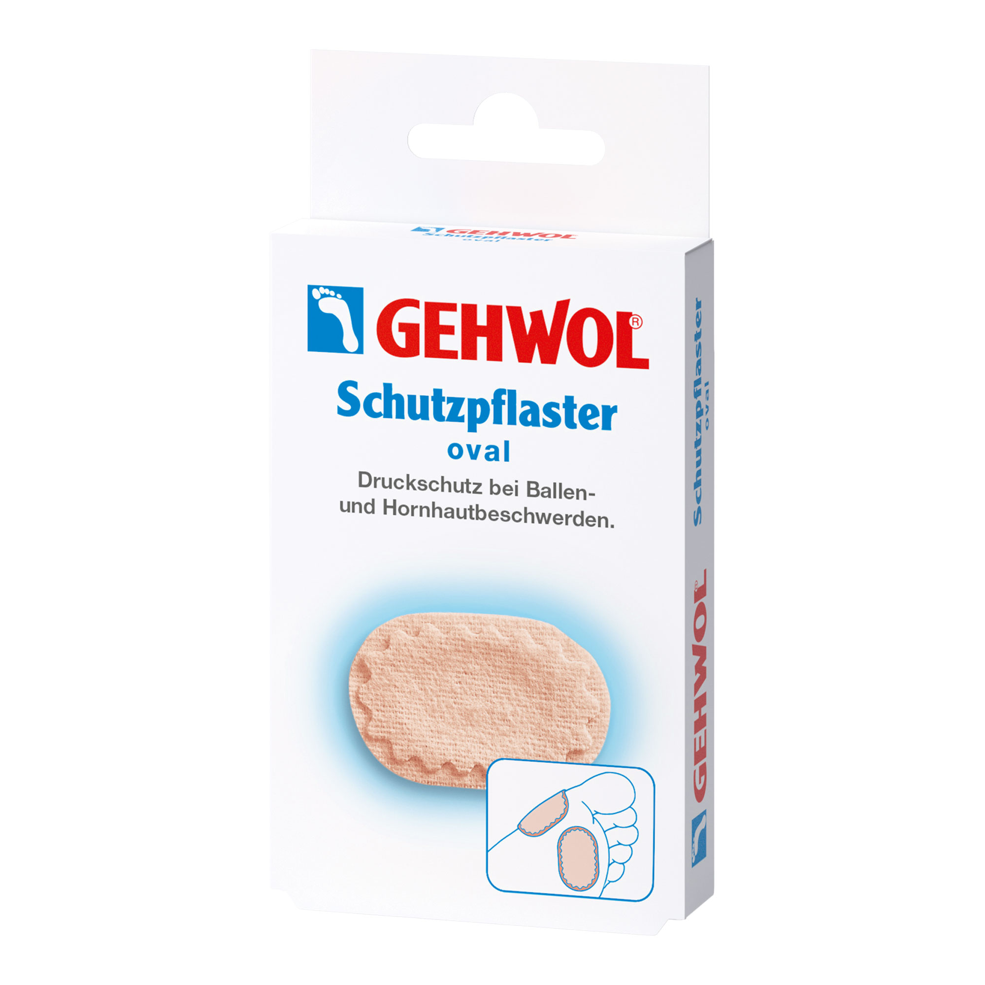 Gehwol Schutzpflaster oval