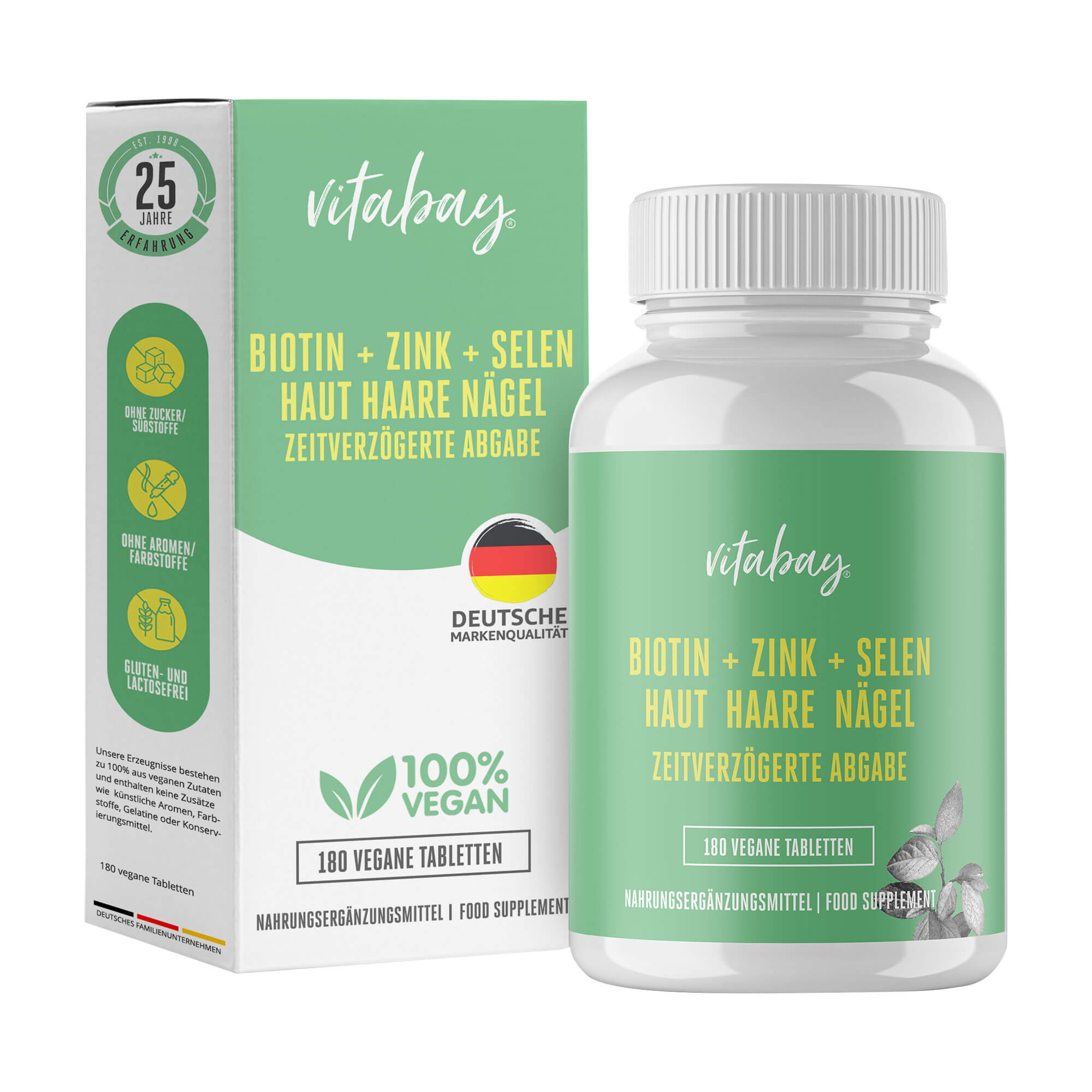 Vitabay Biotin+Zink+Selen Haut+Haare+Nägel Tabletten