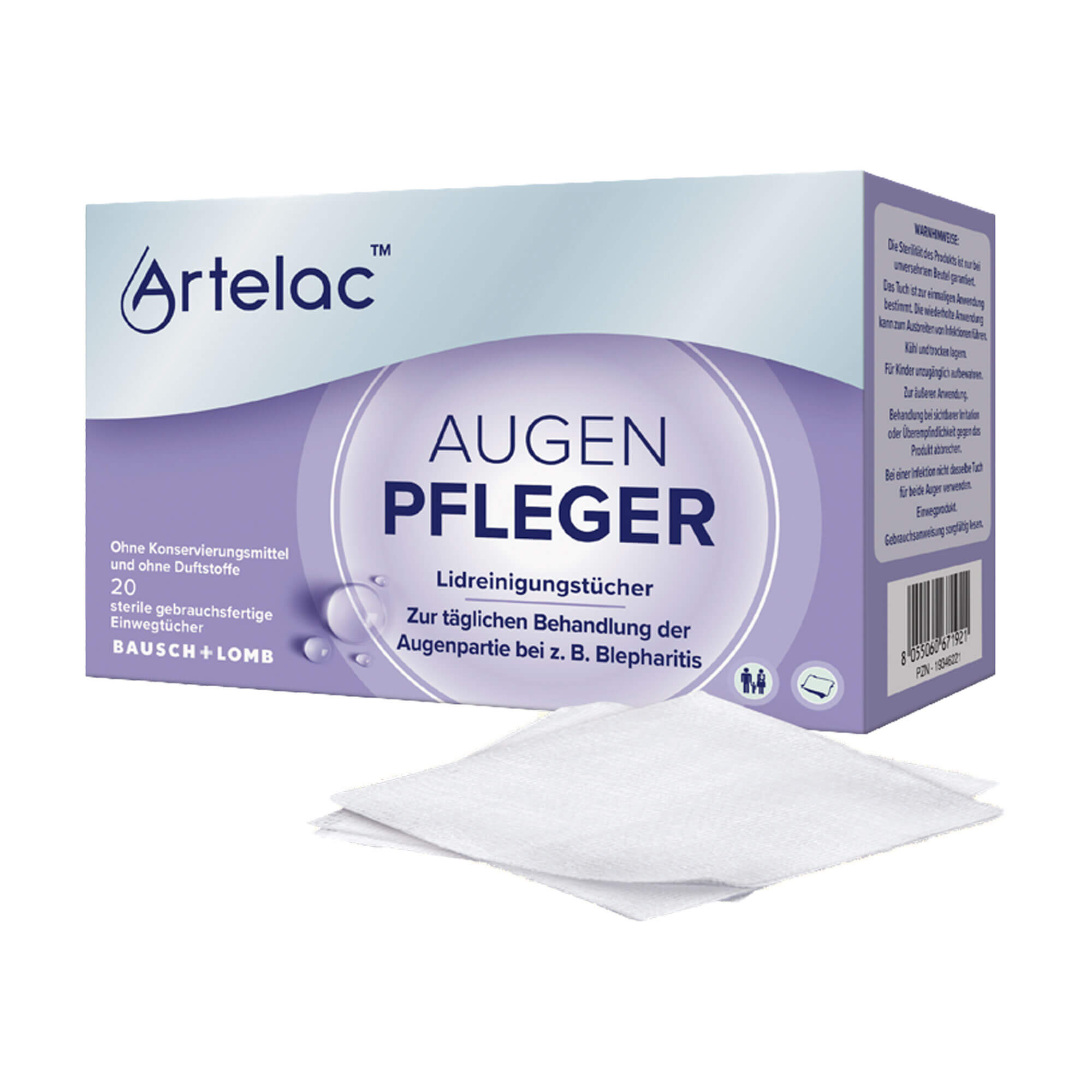 Artelac Augenpfleger Lidreinigungstücher