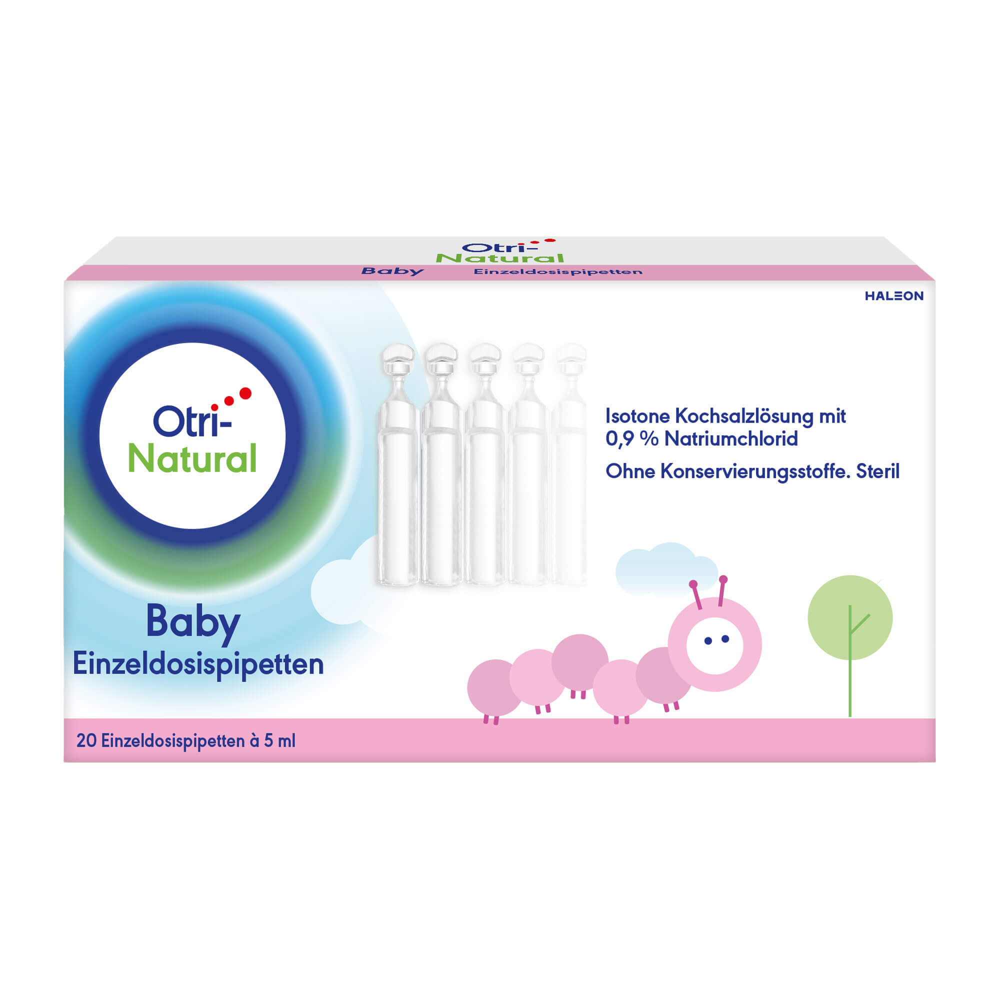 OtriNatural Baby Isotone Kochsalzlösung Einzeldosispipetten