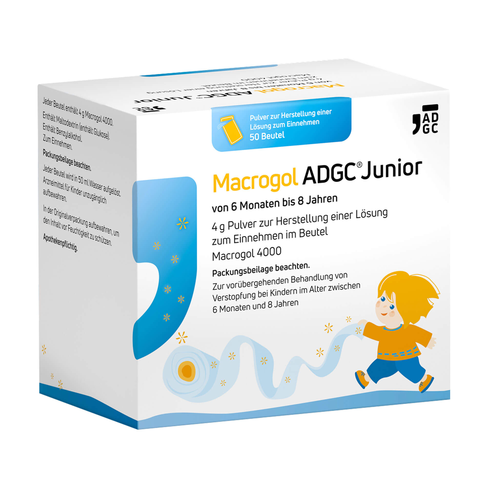 Macrogol Adgc Junior bei Verstopfungen