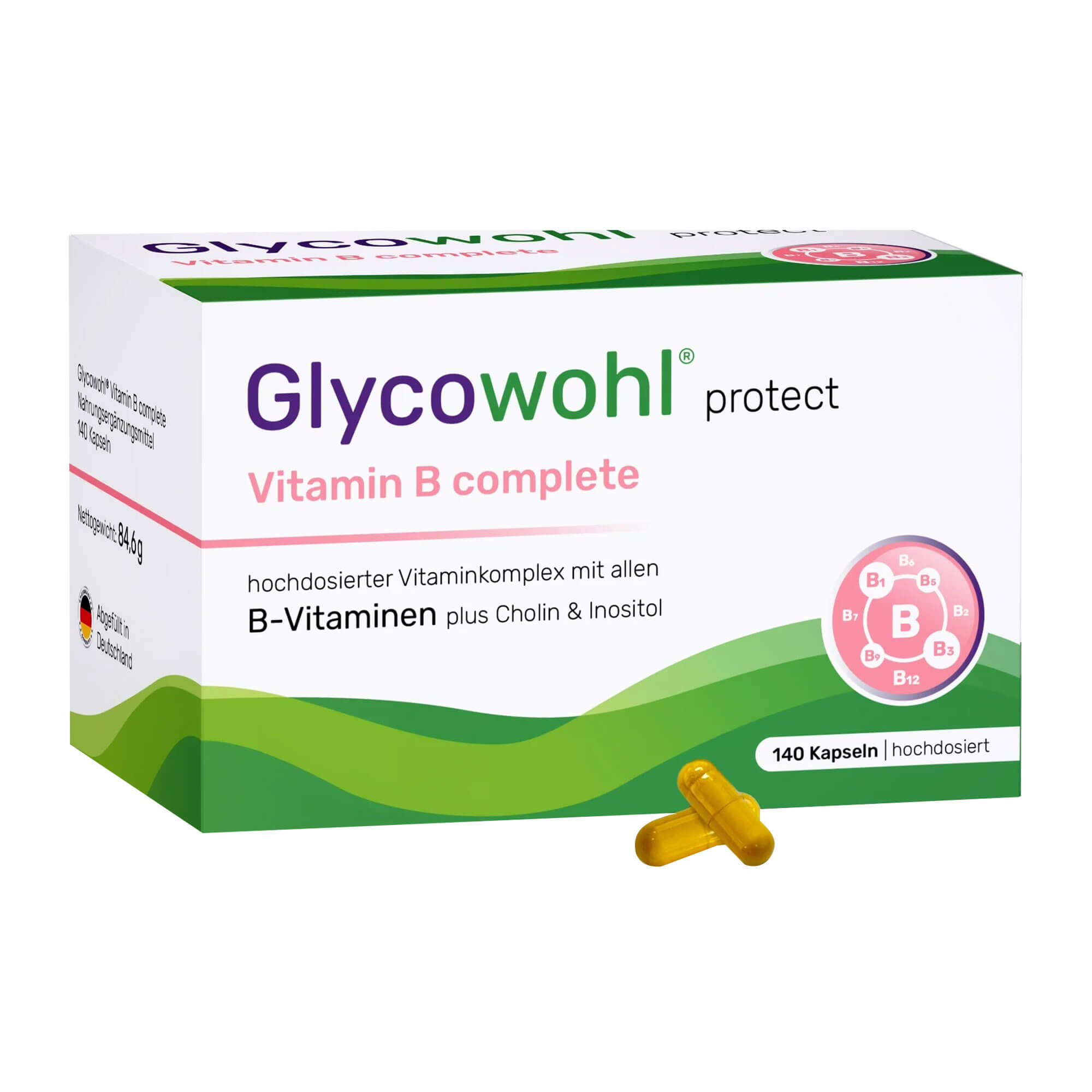 Glycowohl protect Vitamin B complete Kapseln
