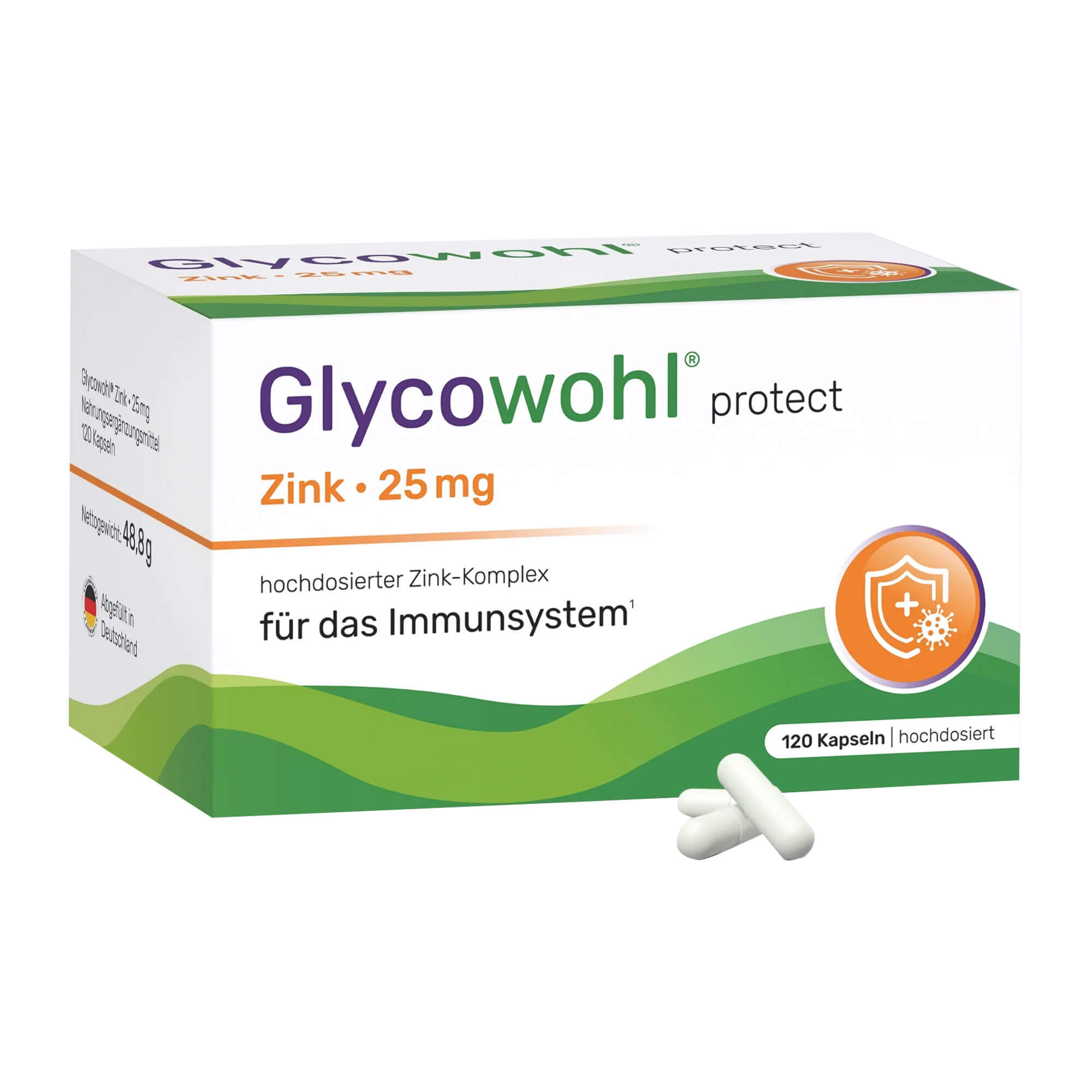 Glycowohl protect Zink-Komplex 25 mg Kapseln