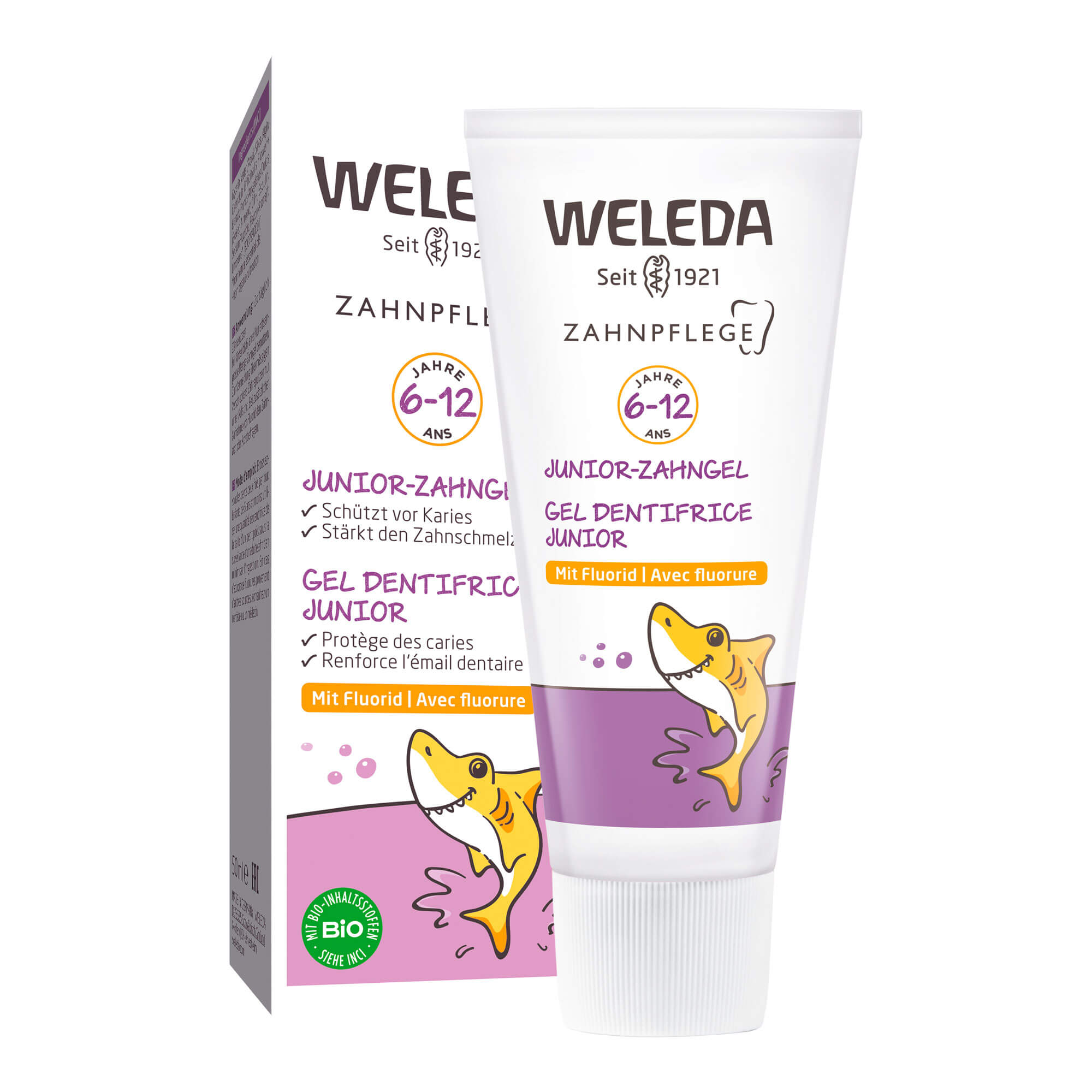 Weleda Junior-Zahngel mit Fluorid