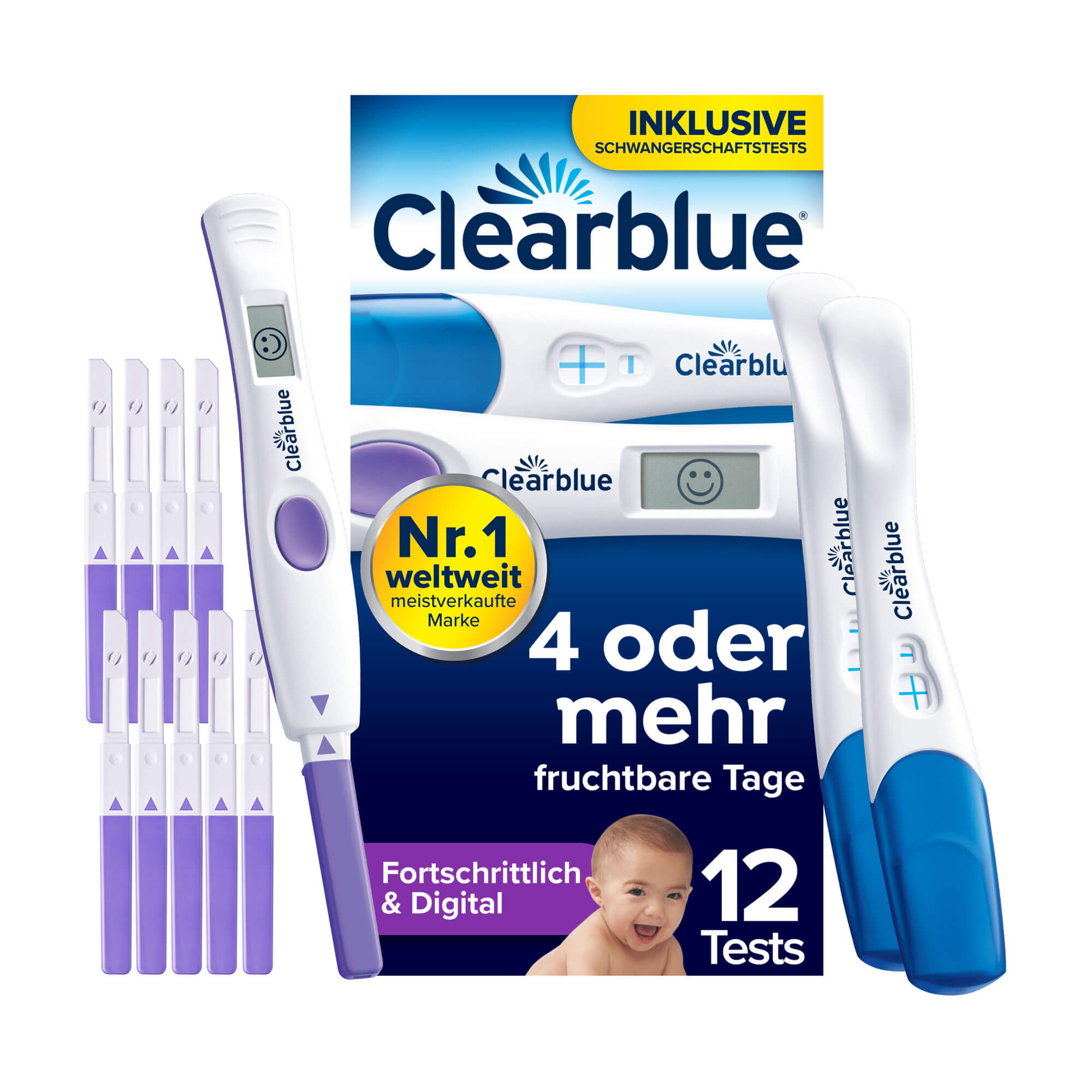 Clearblue Ovulationstest + Schwangerschaftstest Kombipack