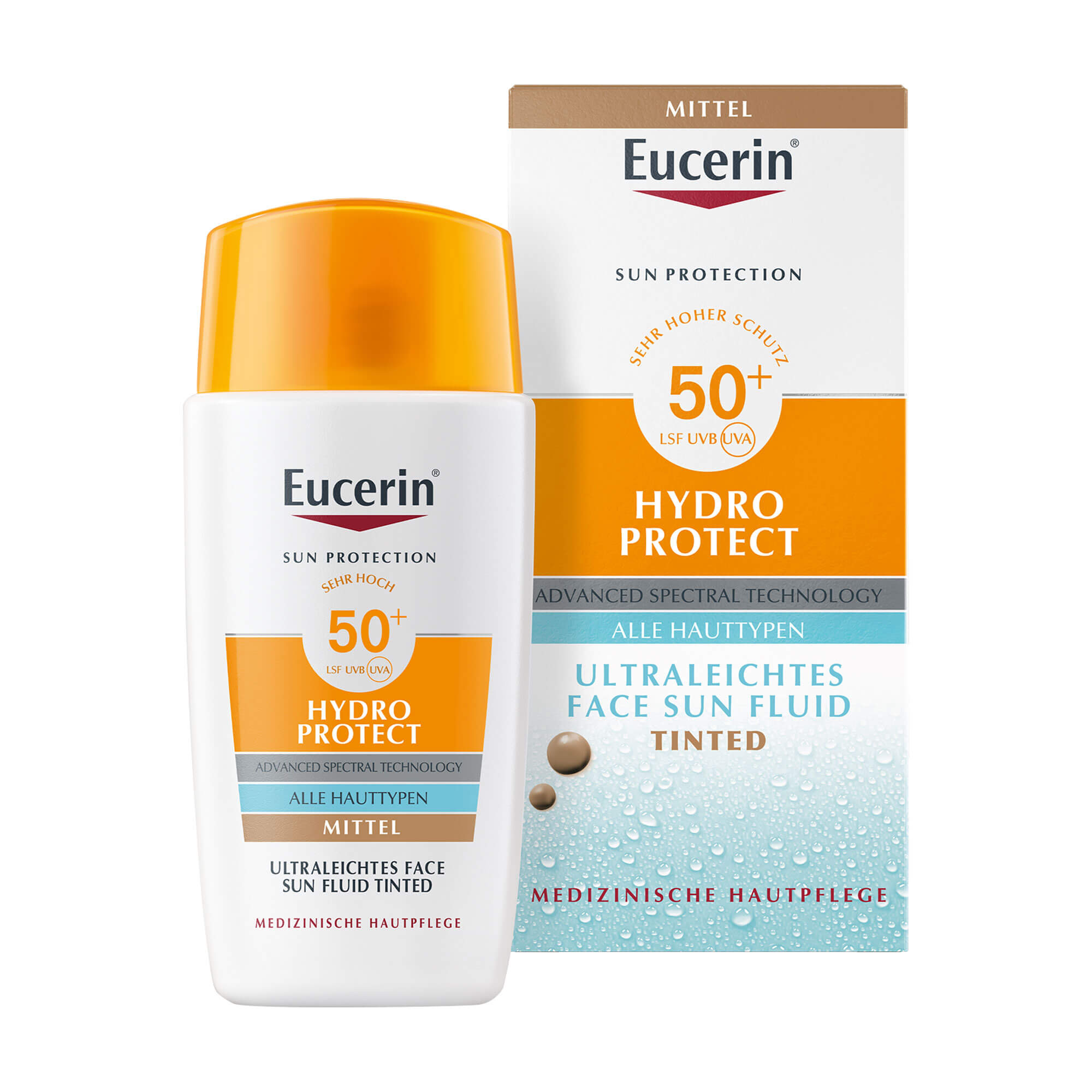 Eucerin Sun Hydro Protect Face Fluid LSF 50+ getönt mittel