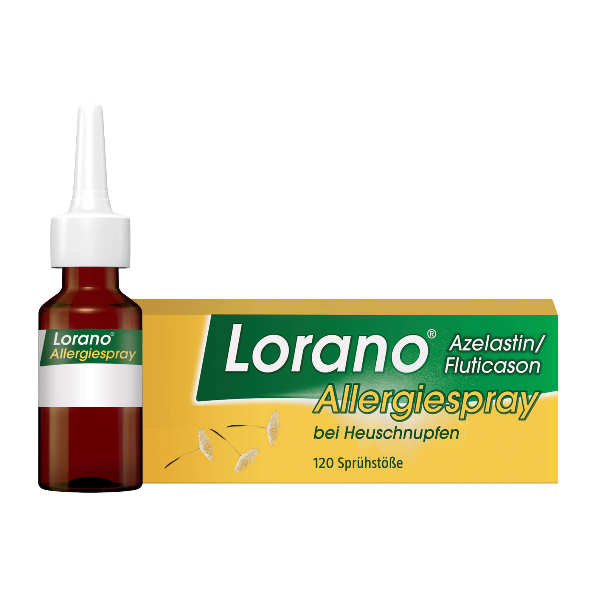 Lorano Azelastin/Fluticason Allergiespray bei Heuschnupfen