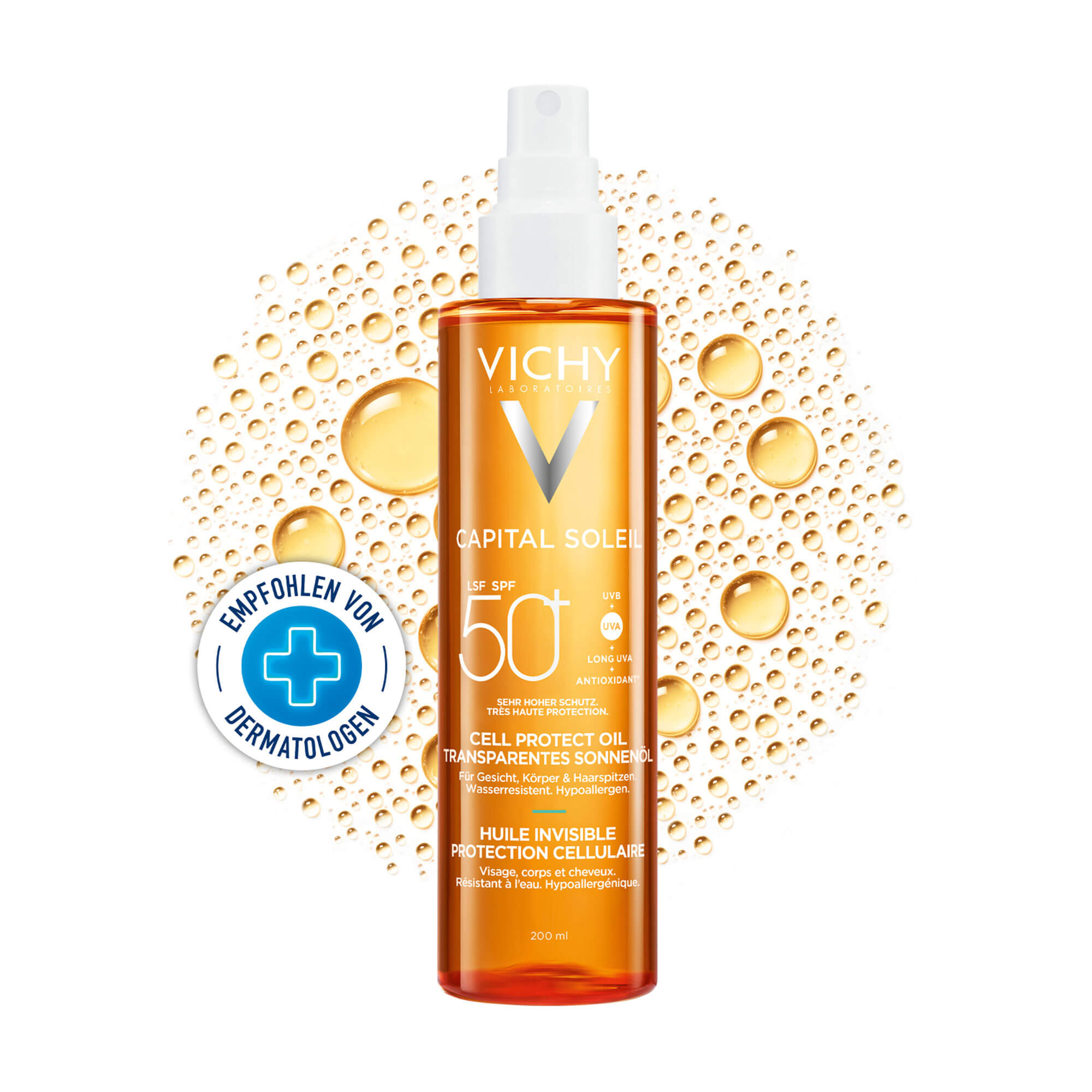 Vichy Capital Soleil Cell Protect Oil LSF 50+