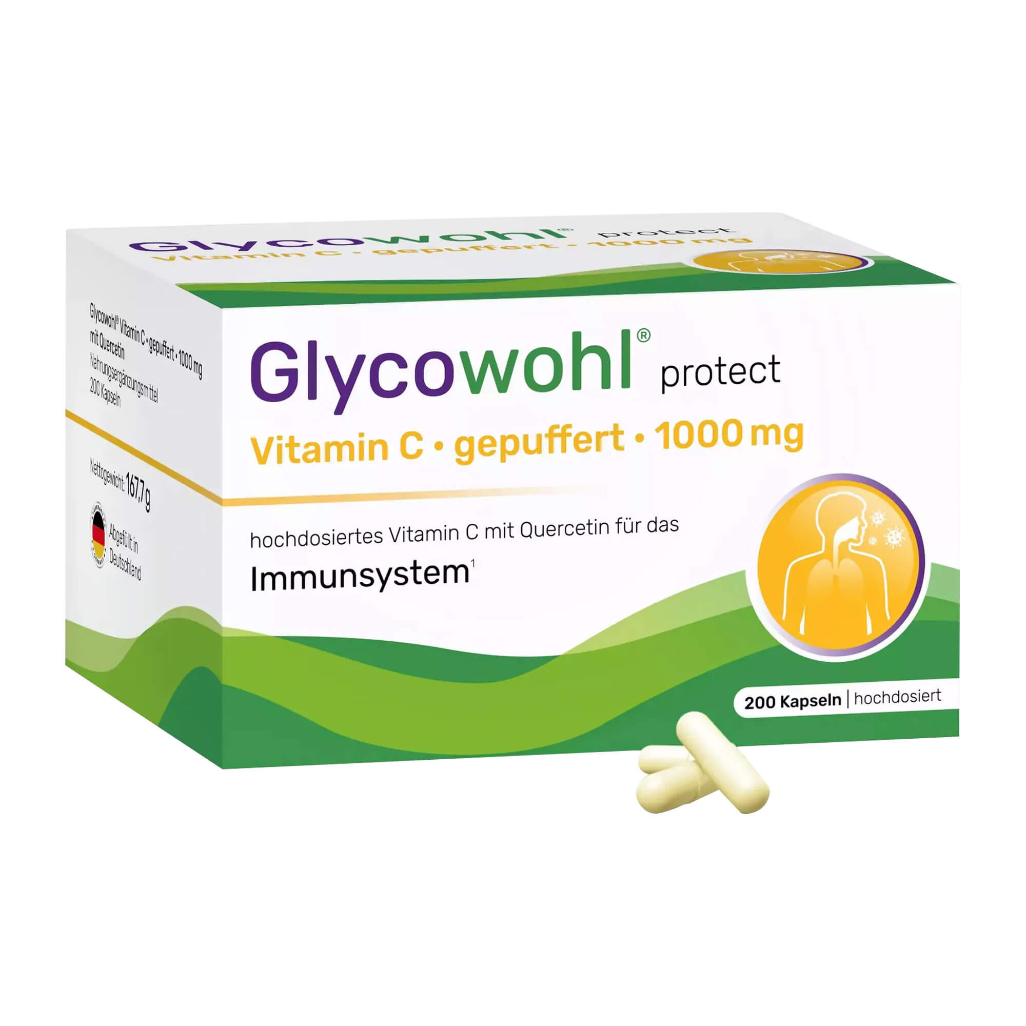 Glycowohl protect Vitamin C gepuffert 1000 mg Kapseln