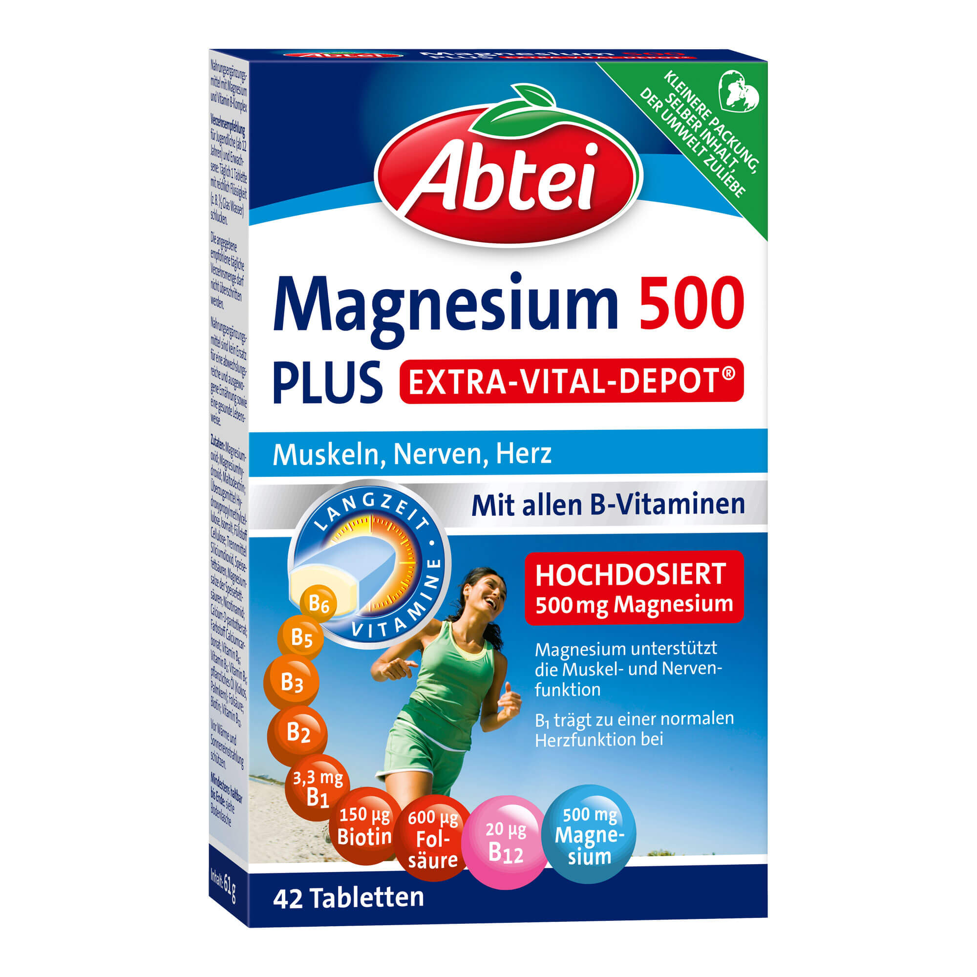 Abtei Magnesium 500 Plus Tabletten