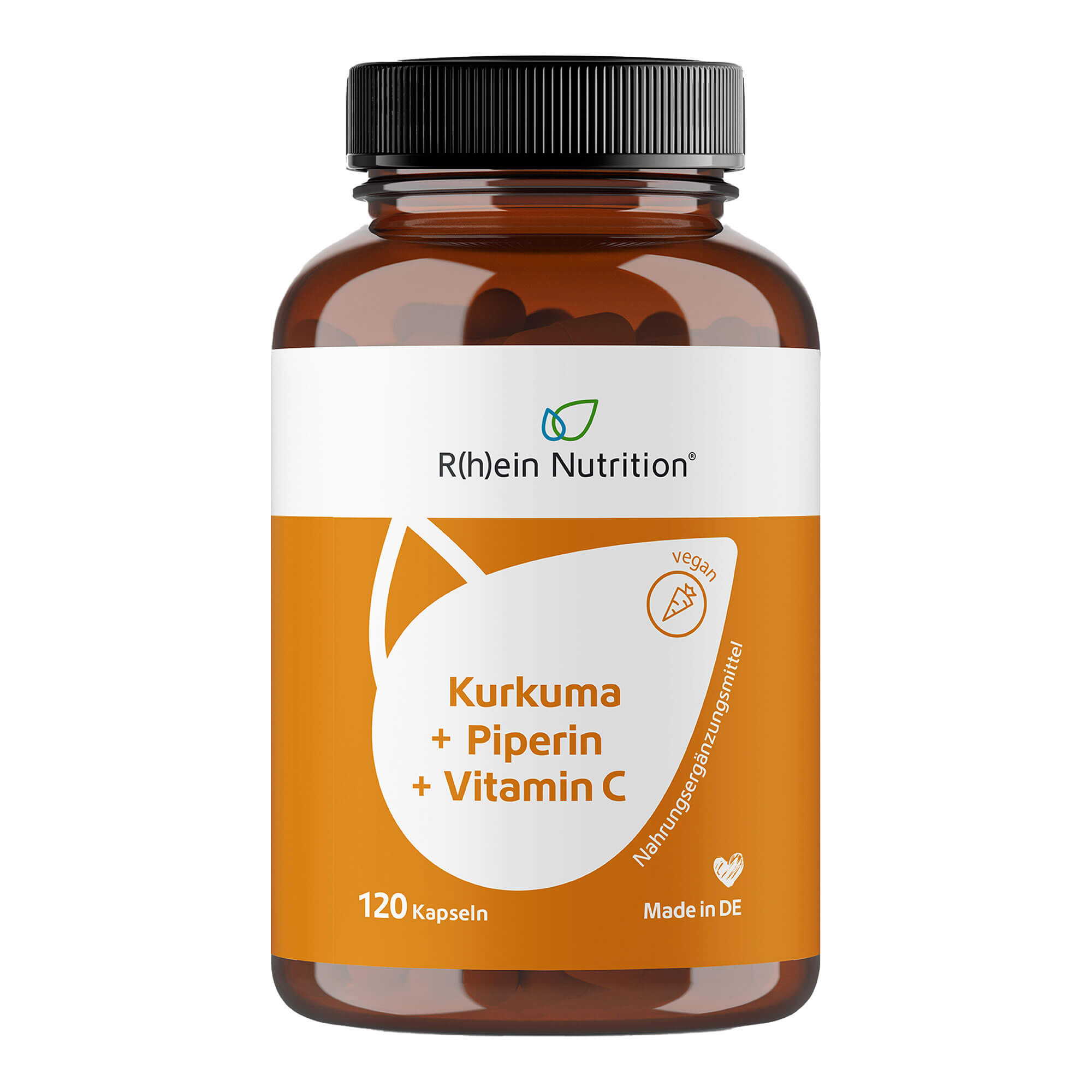 Kurkuma+Curcumin+Piperin+Vitamin C Kapseln