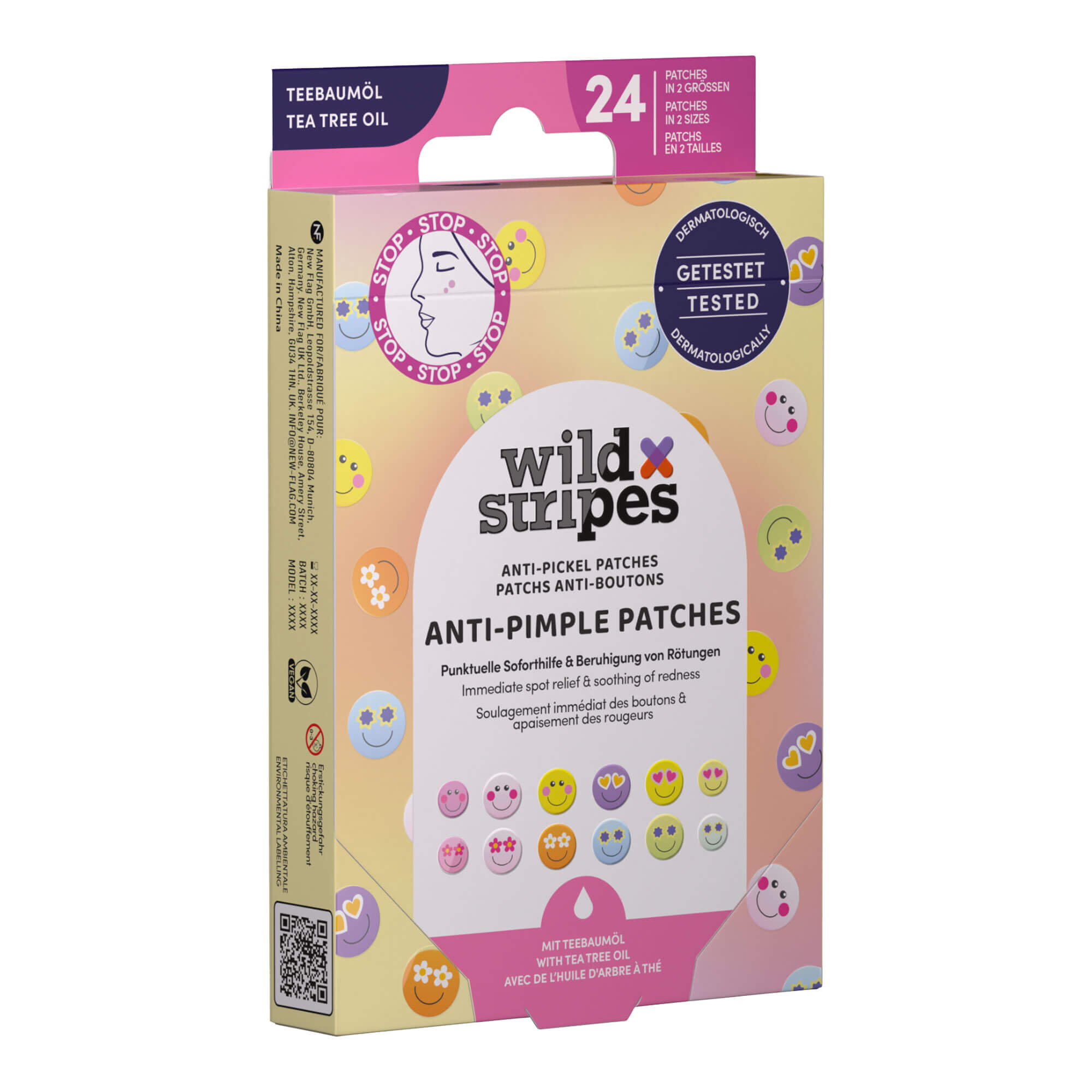 Wild Stripes Anti-Pickel Patches - Smile Stop