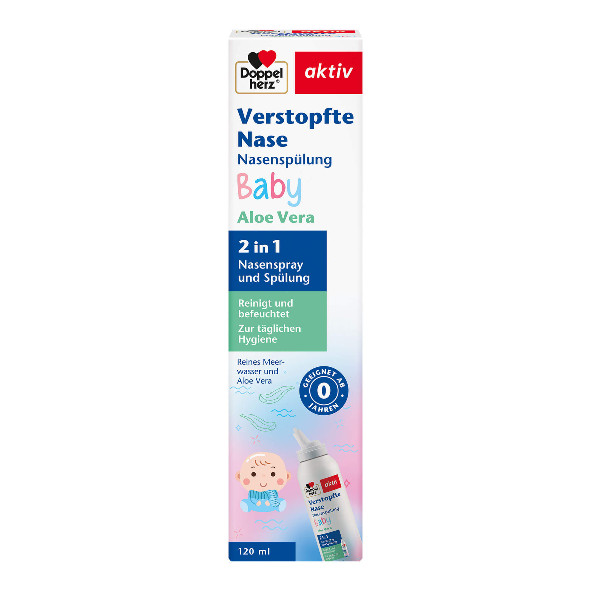 Doppelherz aktiv Verstopfte Nase Nasenspülung Baby