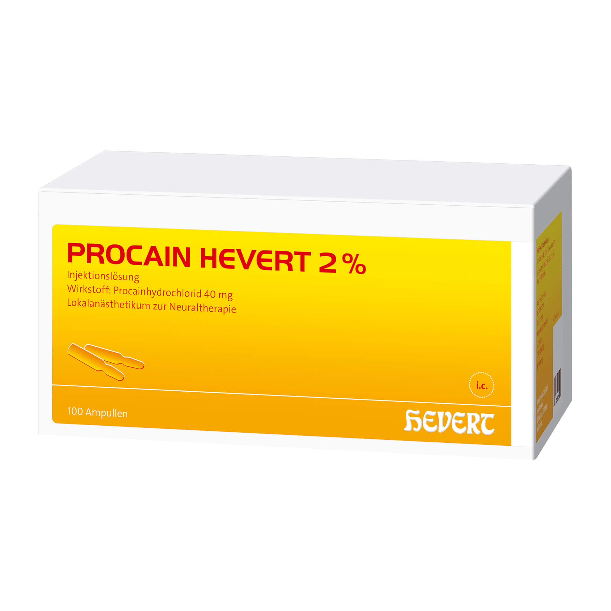 Procain Hevert 2% Injektionslösung