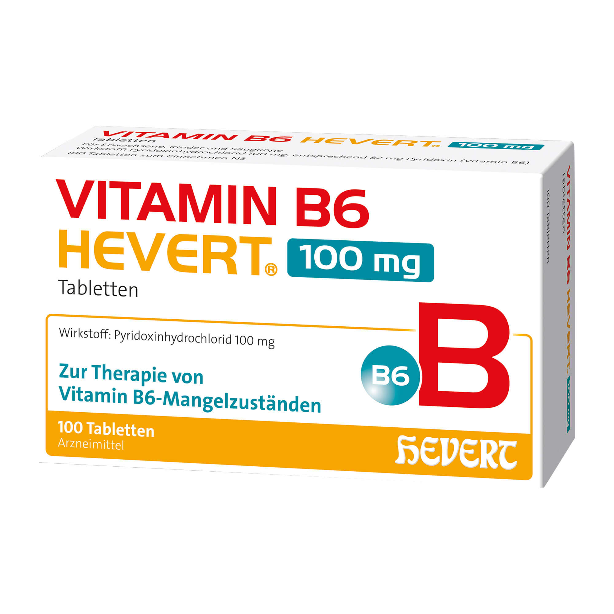 Vitamin B6 Hevert 100 mg Tabletten