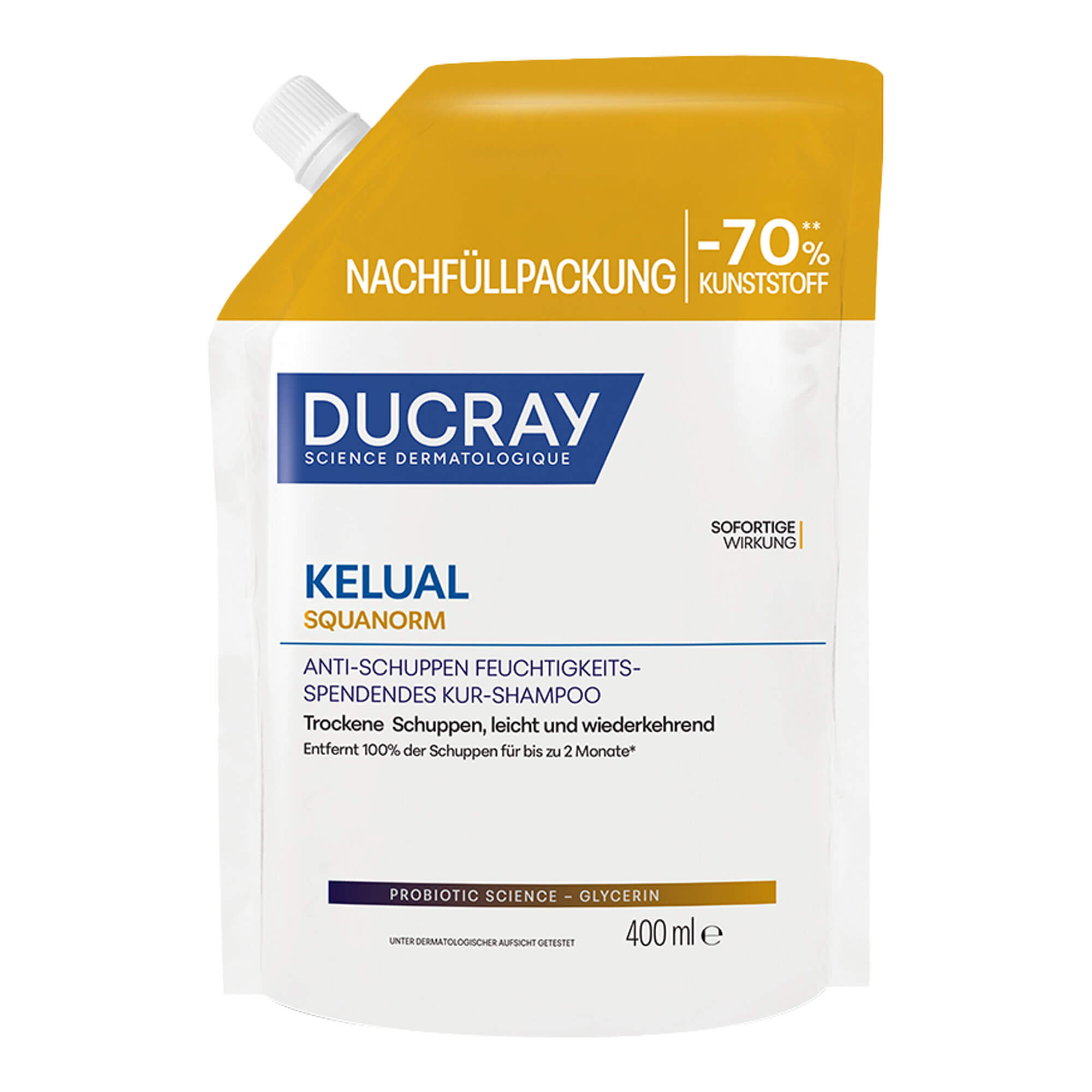 Ducray Kelual Squanorm Shampoo Trockene Schuppen Refill
