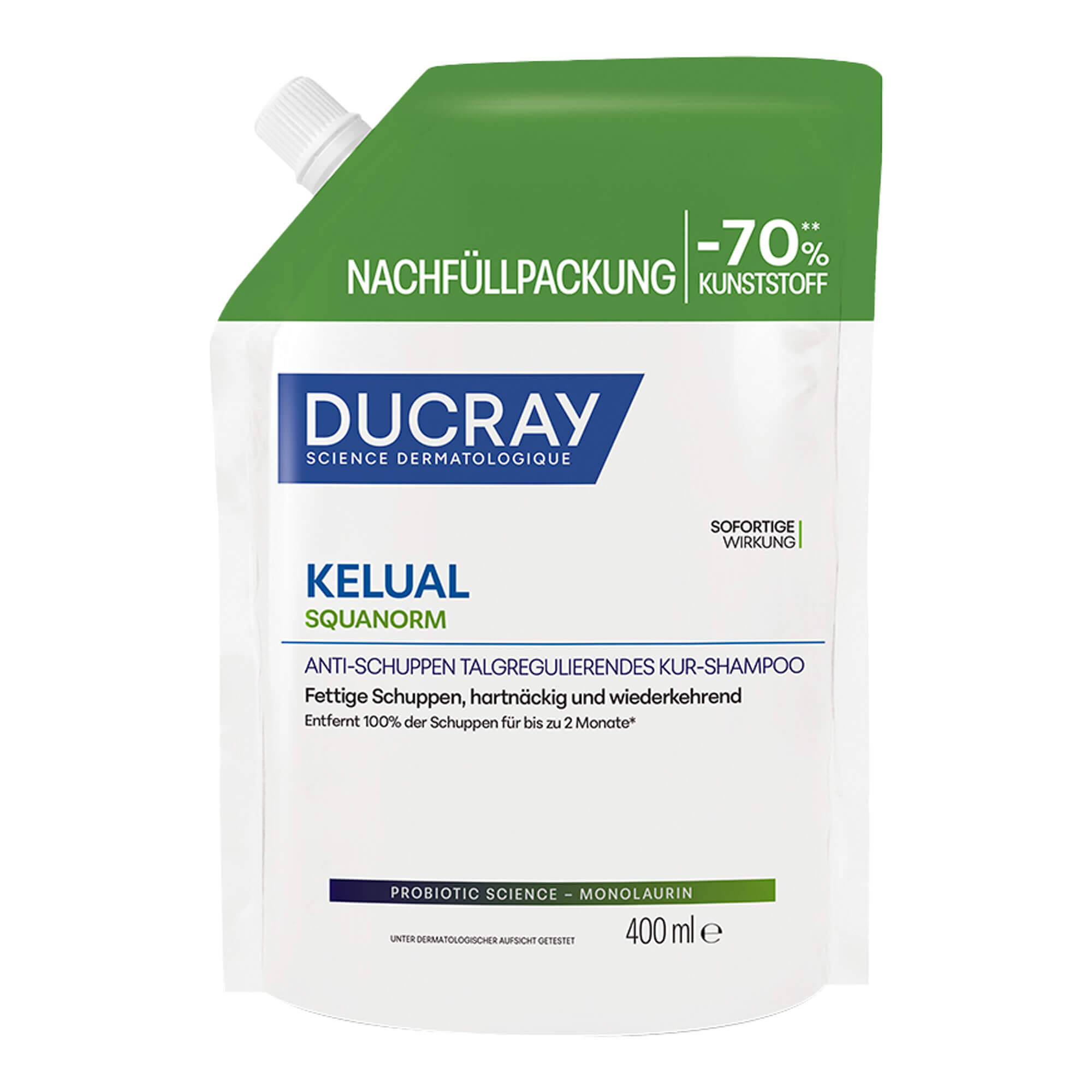 Ducray Kelual Squanorm Shampoo Fettige Schuppen Refill