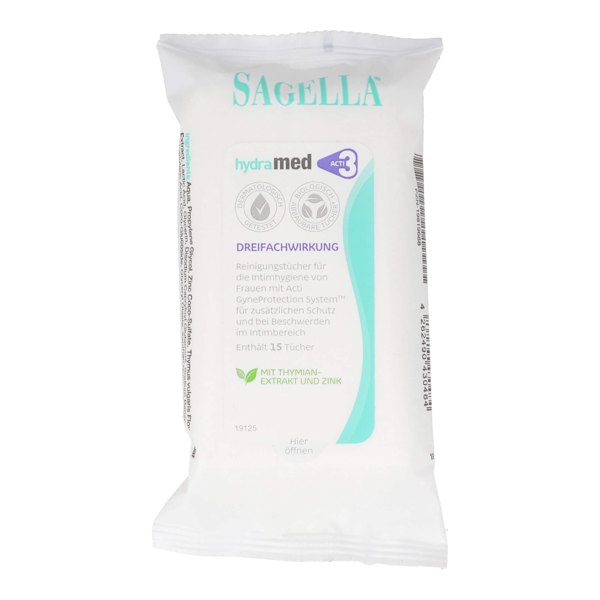 Sagella Hydramed Reinigungstücher