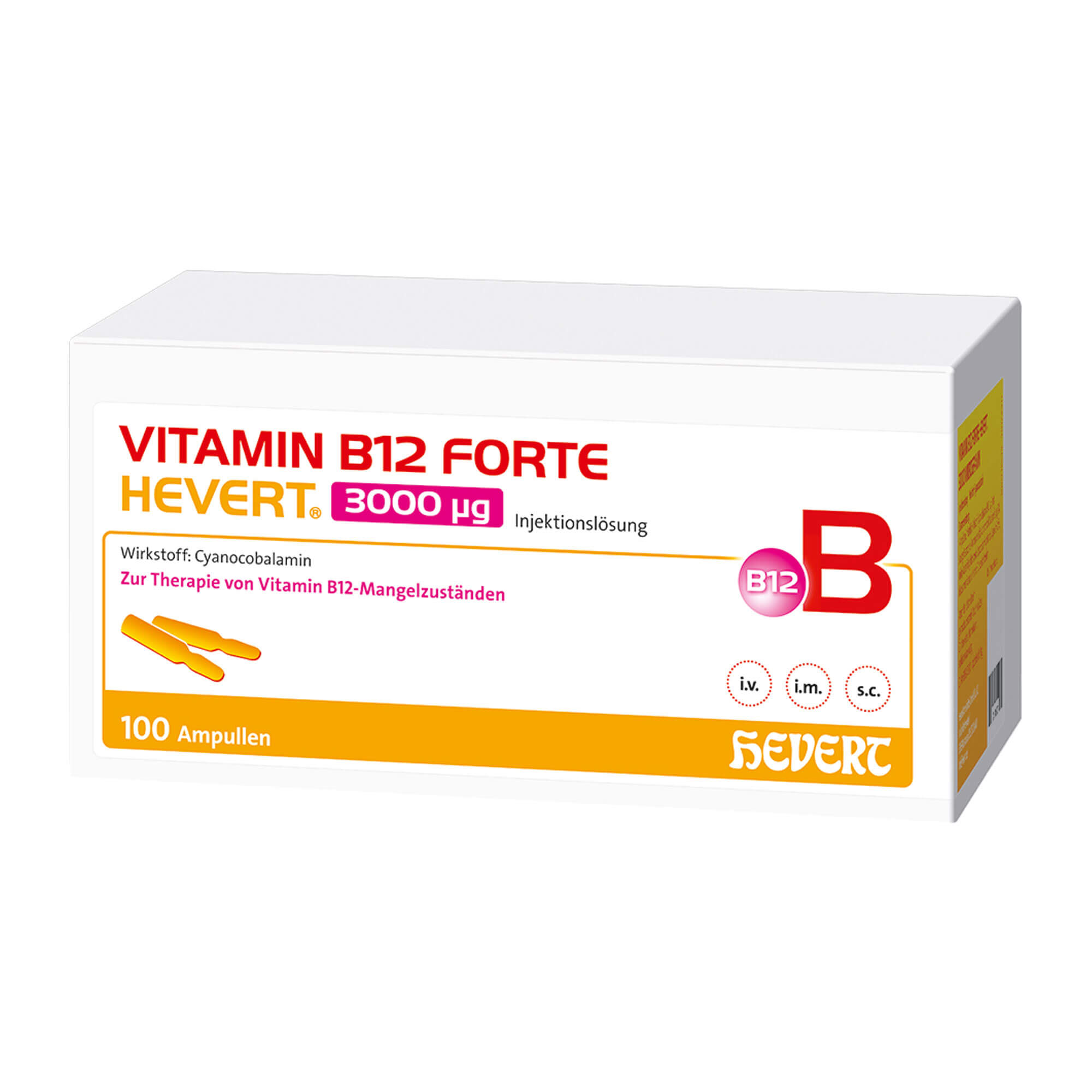 Vitamin B12 forte Hevert 3000 µg Ampullen