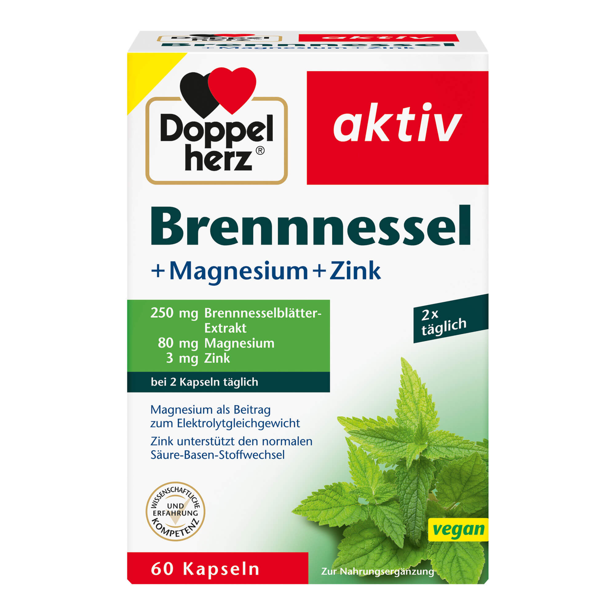 Doppelherz aktiv Brennnessel+Magnesium+Zink Kapseln