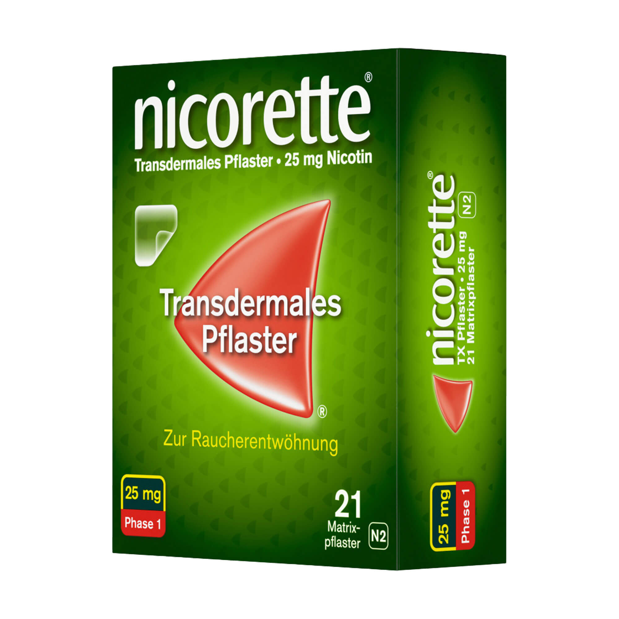 Nicorette Nikotinpflaster 25 mg Nikotin