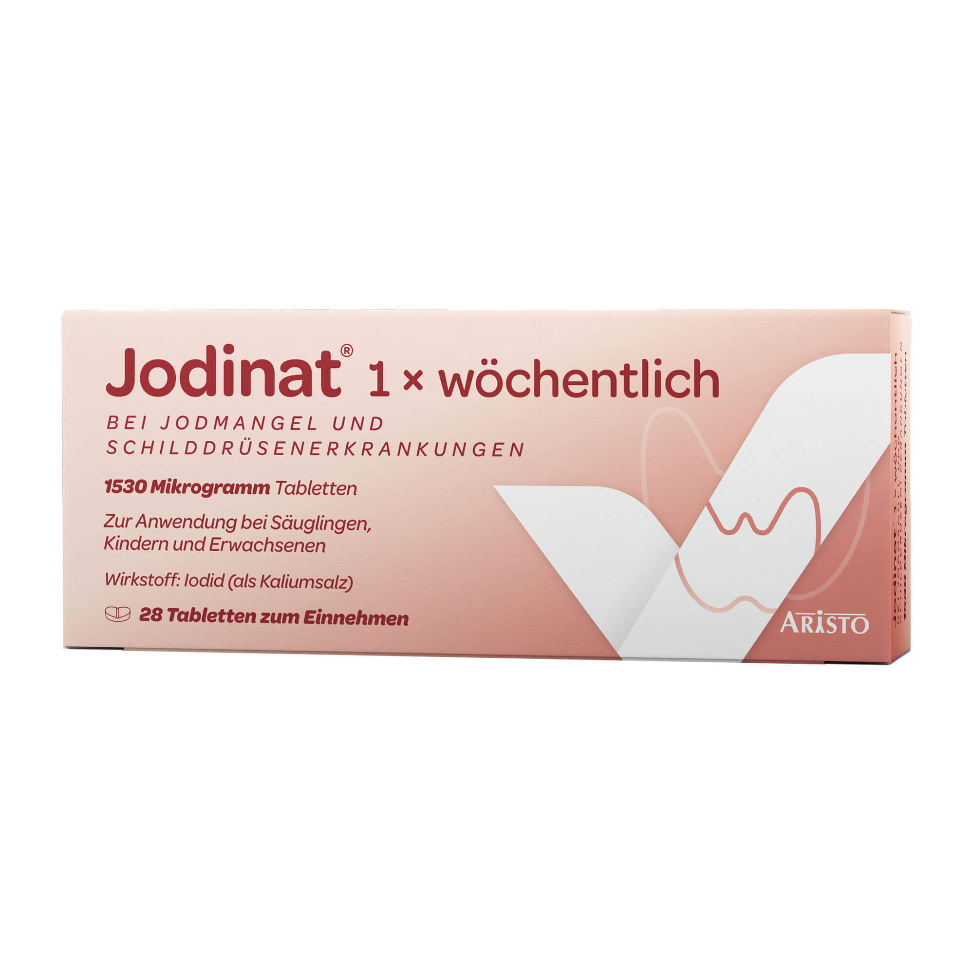 Jodinat 1 x wöchentlich 1530 Mikrogramm Tabletten