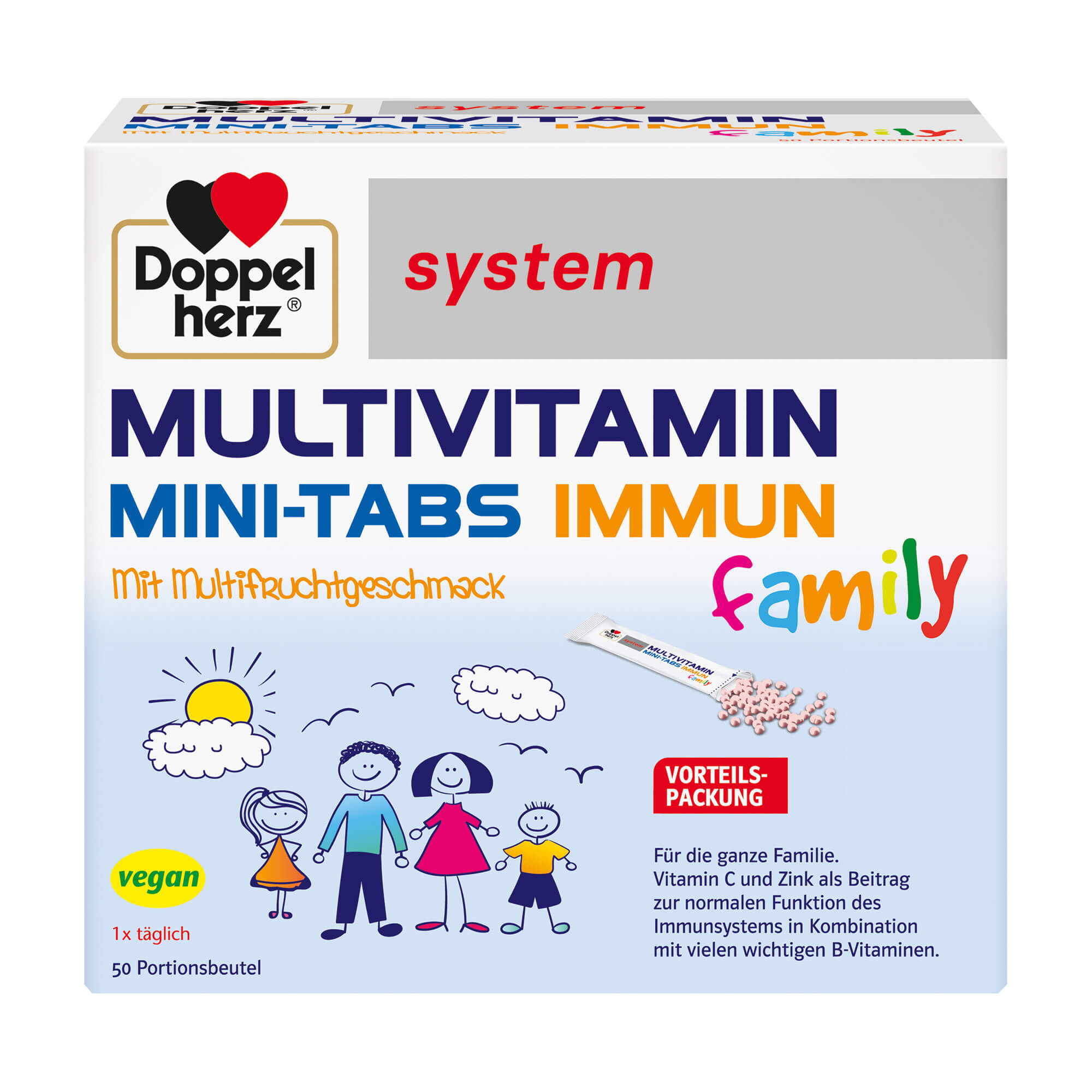 Doppelherz system Multivitamin Mini-Tabs family