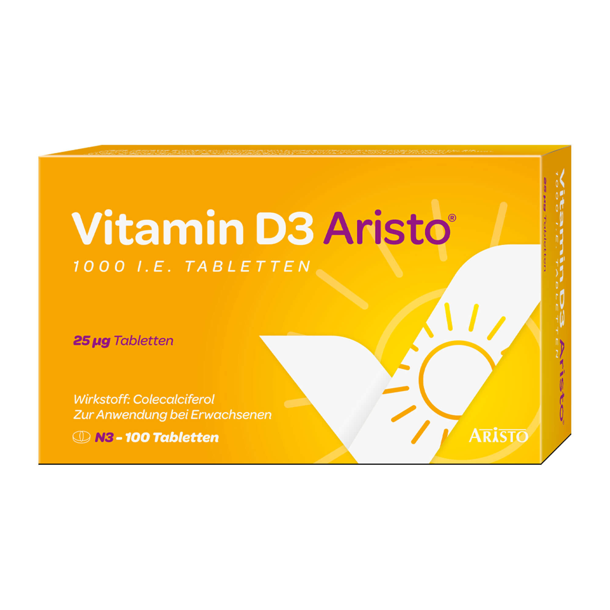 Vitamin D3 Aristo 1000 I.E. Tabletten
